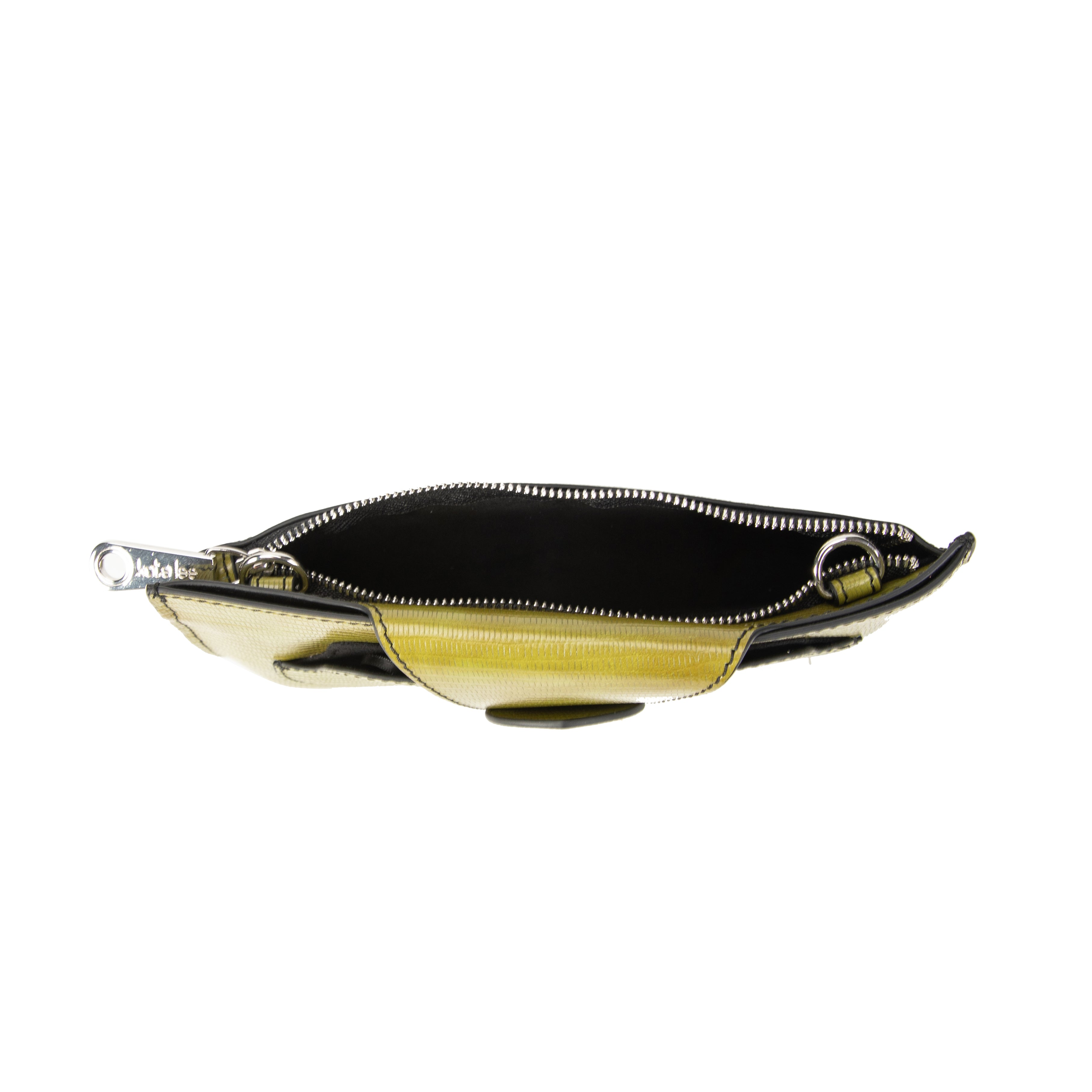 kate-lee-pochette-lp-cuir-l-zard-olive-bandouli-re image 5