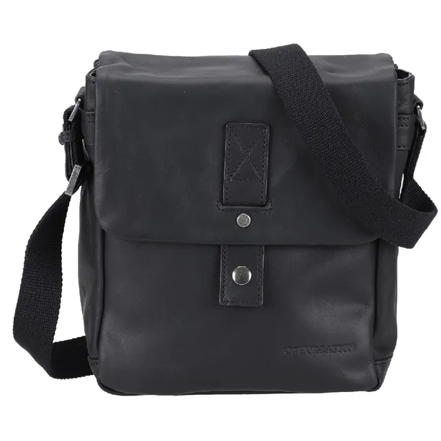arthur-et-aston-n-ro-sac-travers-rabat-cuir-noir image 1