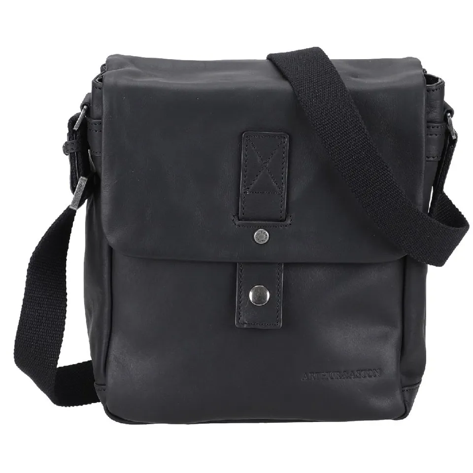 arthur-et-aston-n-ro-sac-travers-rabat-cuir-noir image 1