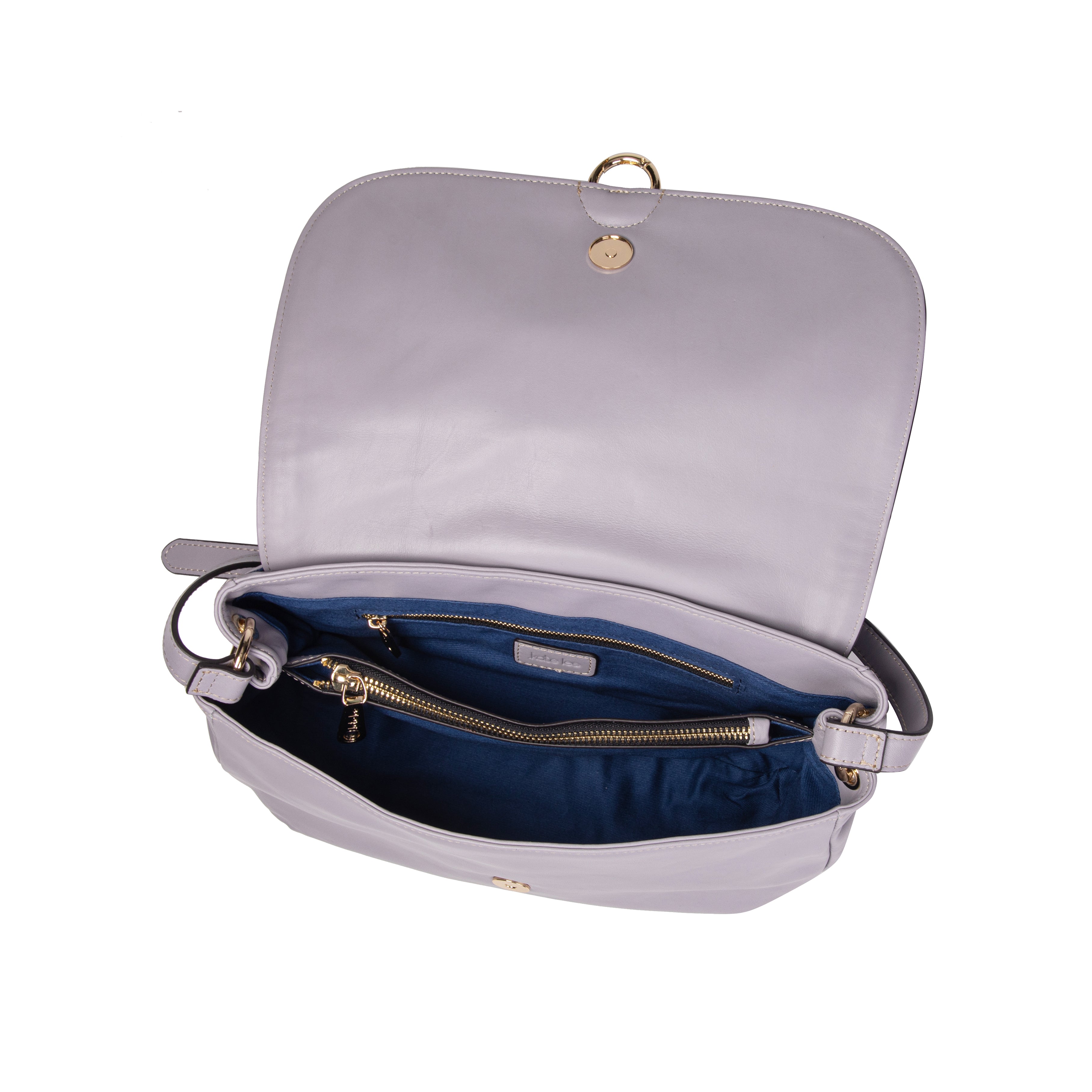 kate-lee-new-zelie-sac-bandouli-re-cuir-gris-clair image 3