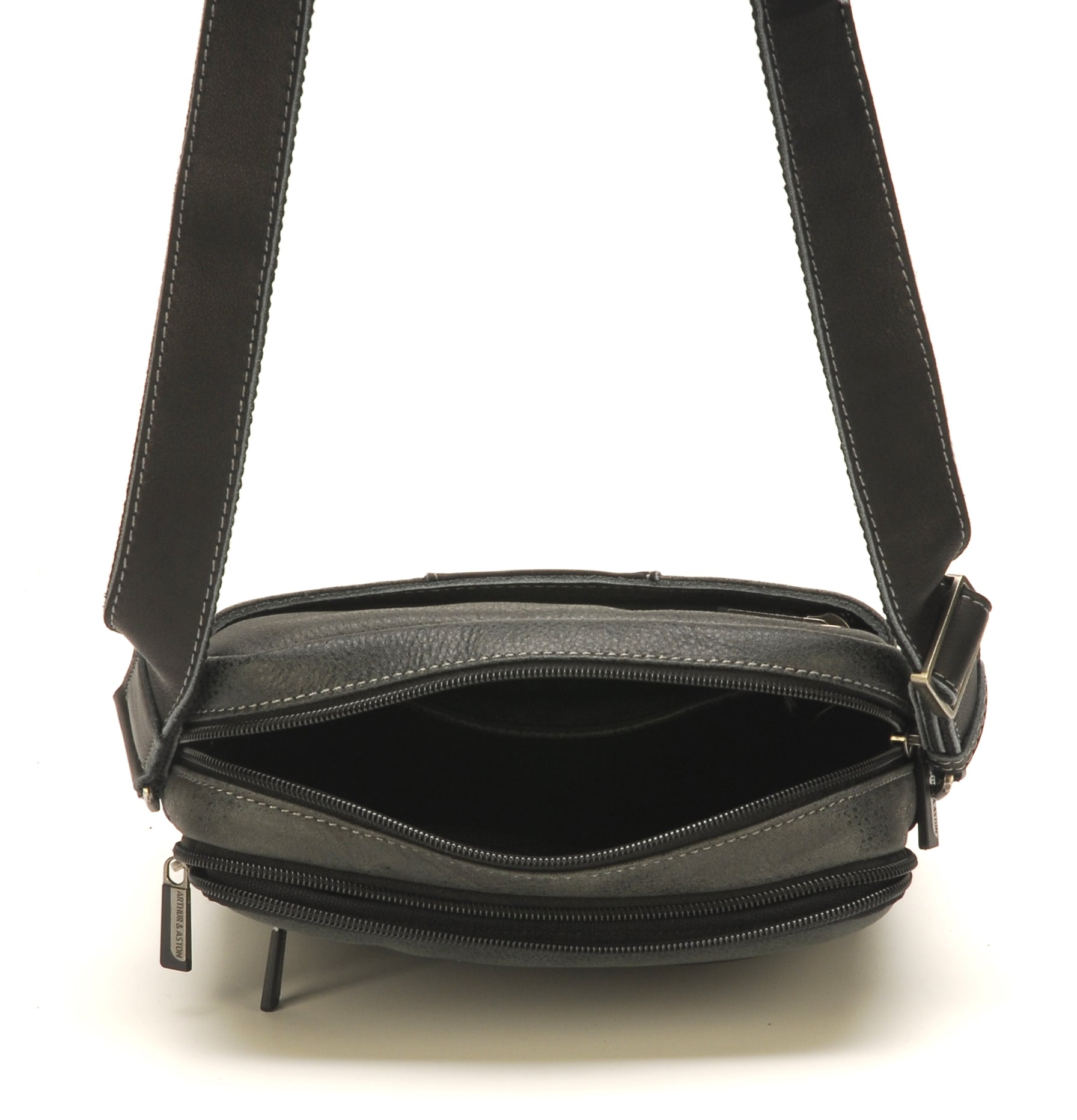 arthur-et-aston-marco-sac-travers-cuir-ch-taigne-grand-mod-le image 5