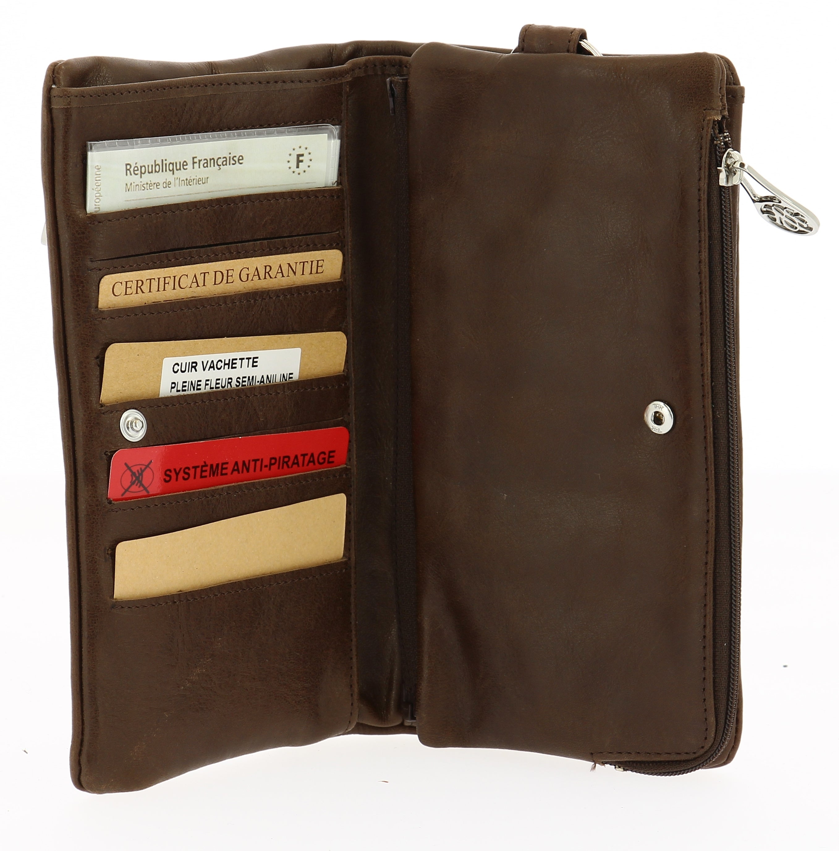 arthur-et-aston-rose-portefeuille-cuir-huil-noir-grand-mod-le image 3