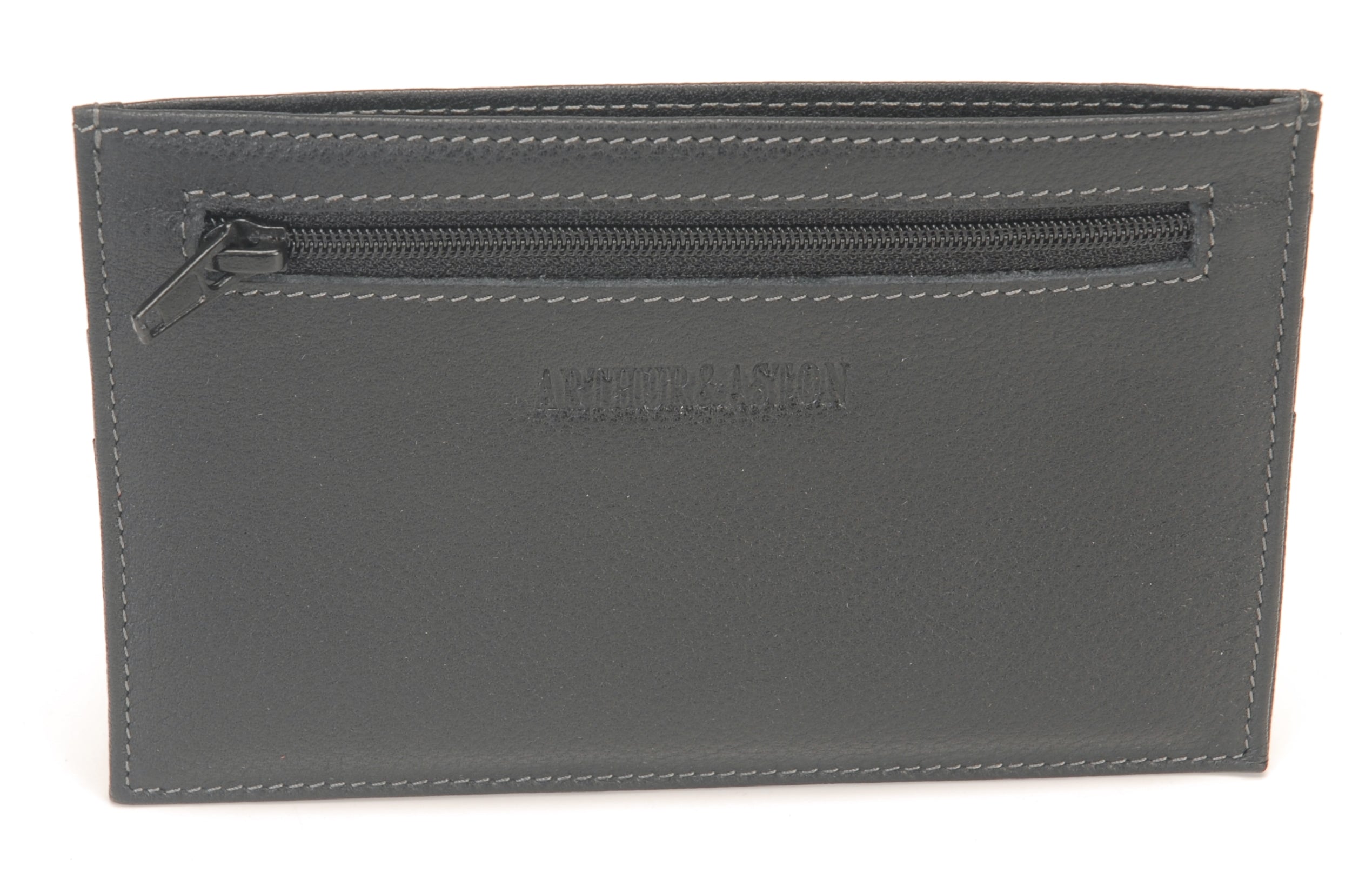 arthur-et-aston-dorian-porte-papiers-cuir-noir-zipp image 2