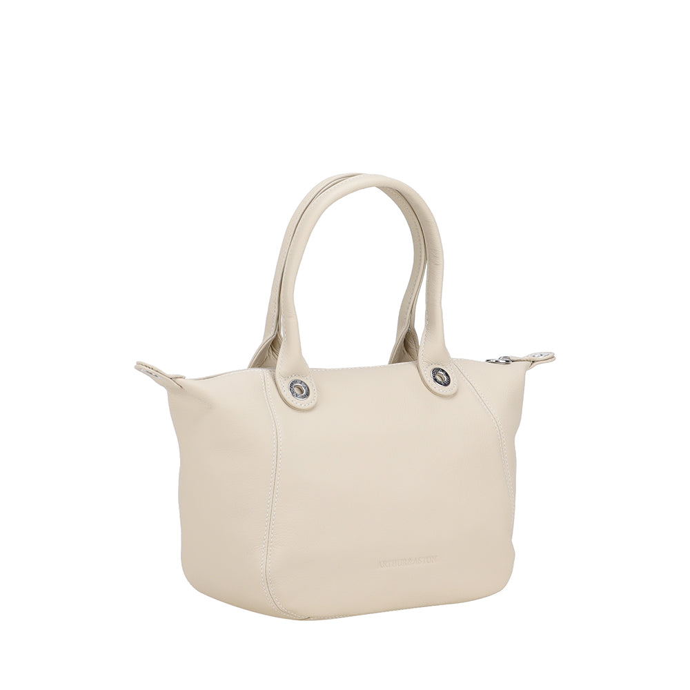 arthur-et-aston-louisa-petit-sac-cabas-cuir-beige image 4