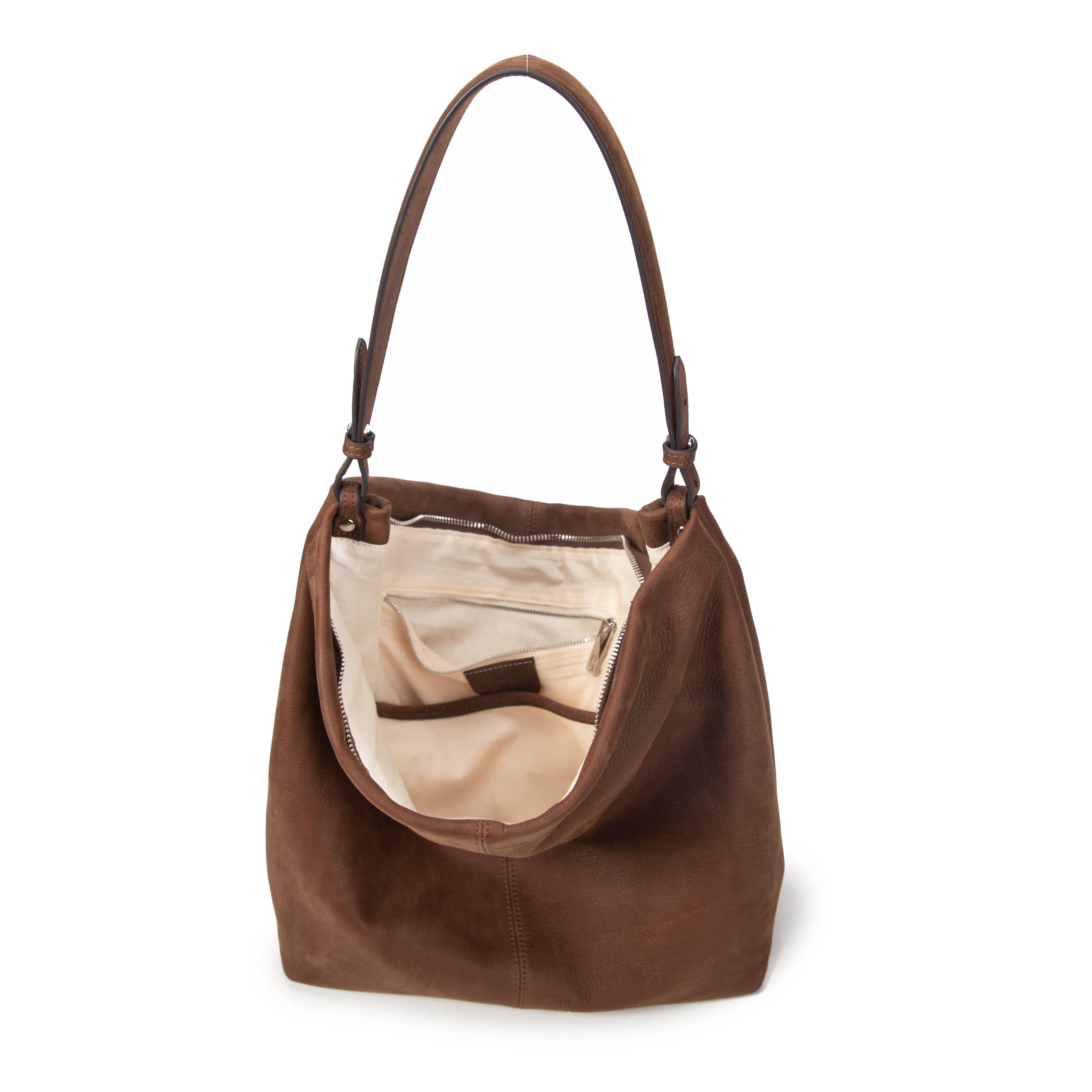 kate-lee-fantine-sac-seau-cuir-marron-havane image 3