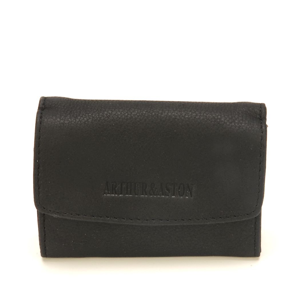 arthur-et-aston-oscar-portefeuille-dos-dos-cuir-noir image 1