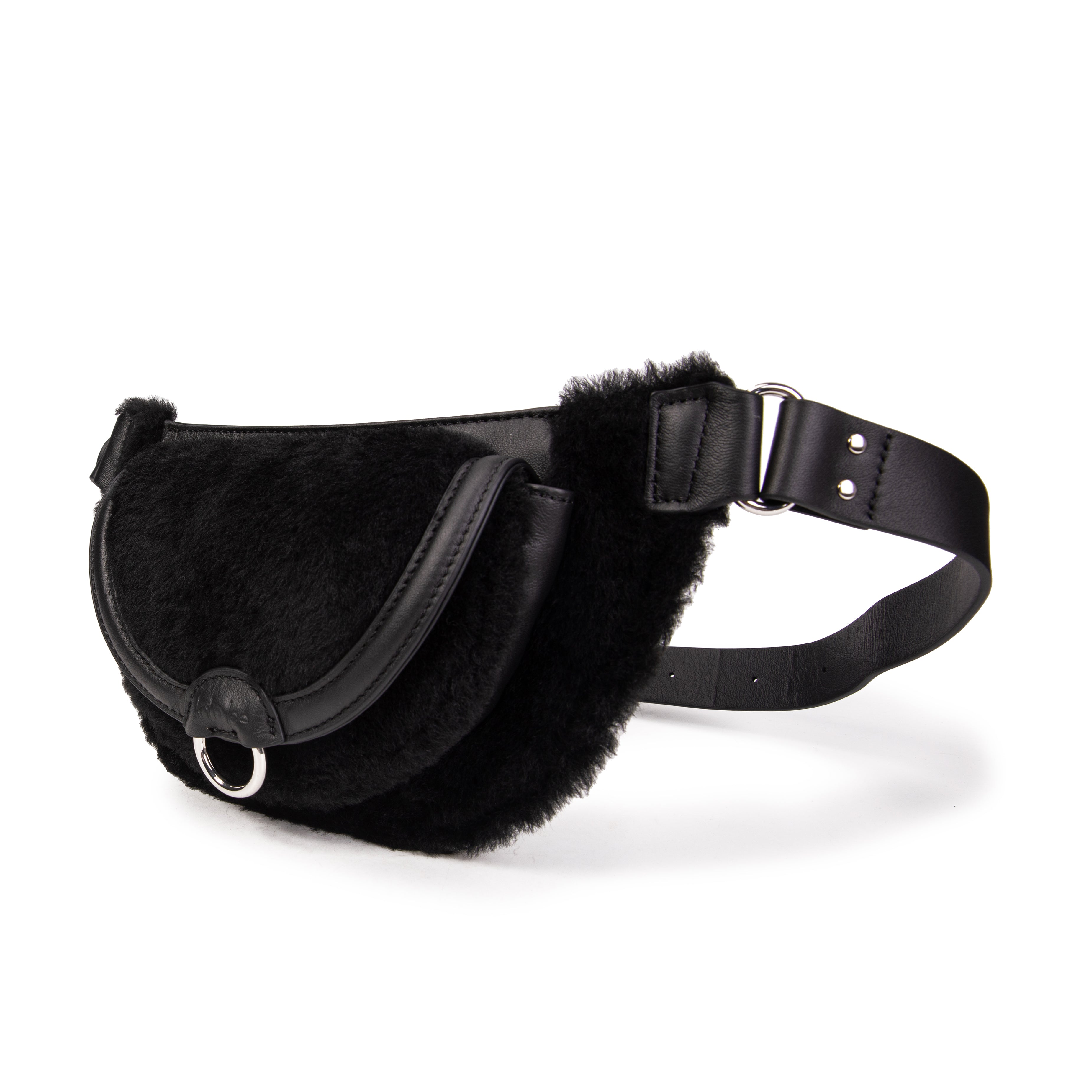 kate-lee-ully-sac-banane-shearling-noir image 2