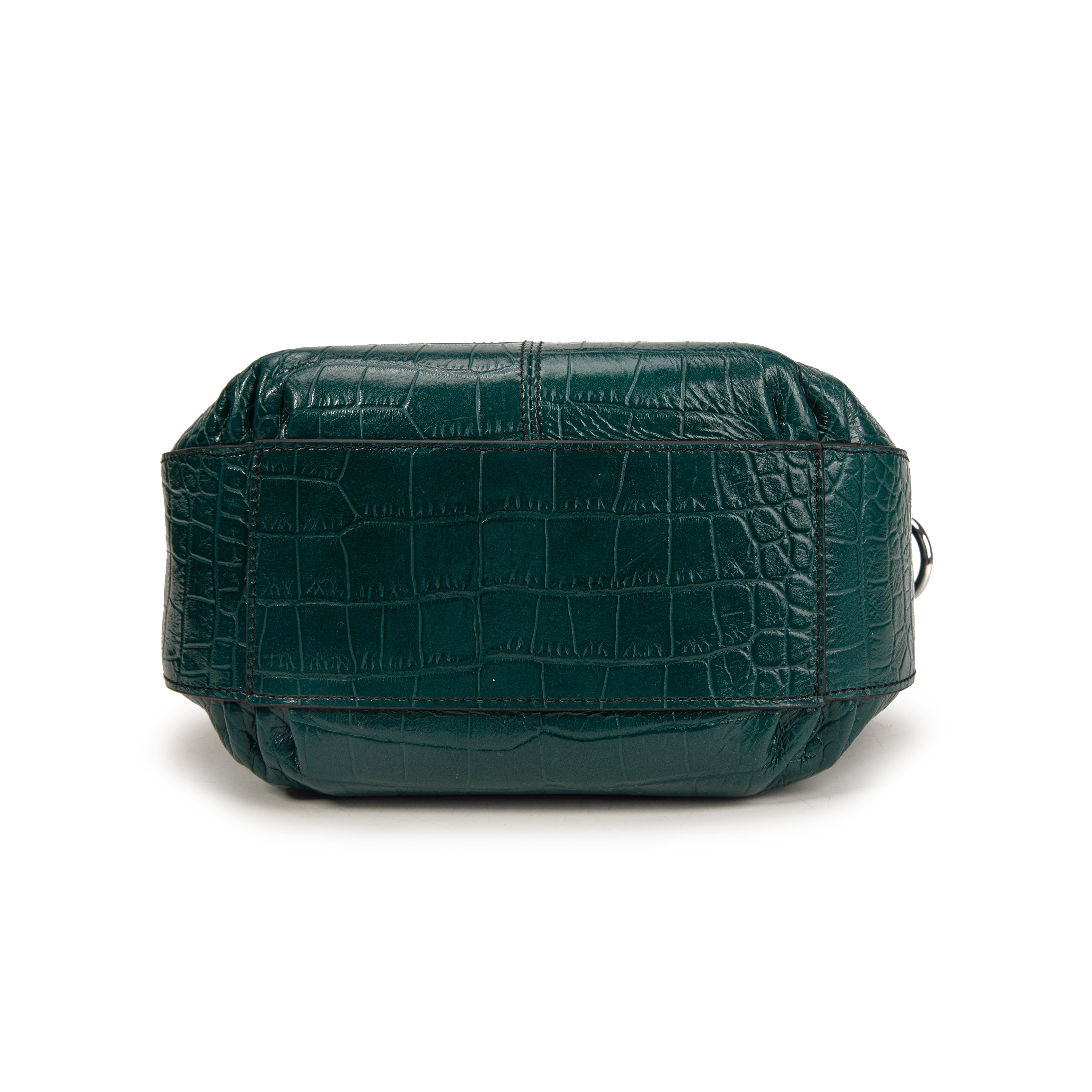 kate-lee-velyane-croco-sac-bandouli-re-bleu-canard image 5