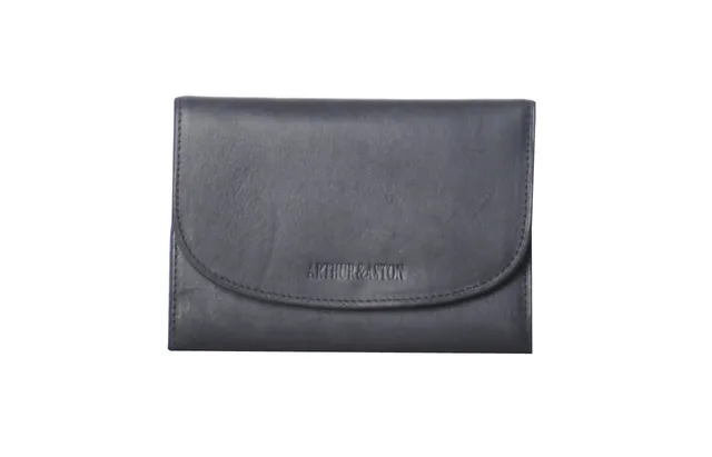 arthur-et-aston-louis-porte-papiers-cuir-gras-noir-14-5-cm image 1