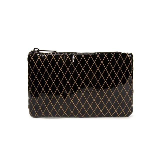 kate-lee-kl-pochette-zipp-e-l-noir-or-vachette image 1
