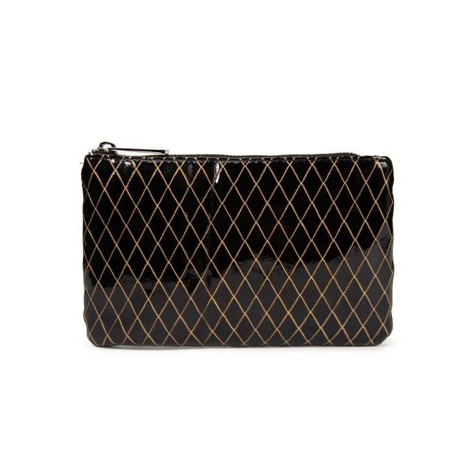 kate-lee-kl-pochette-zipp-e-l-noir-or-vachette image 1