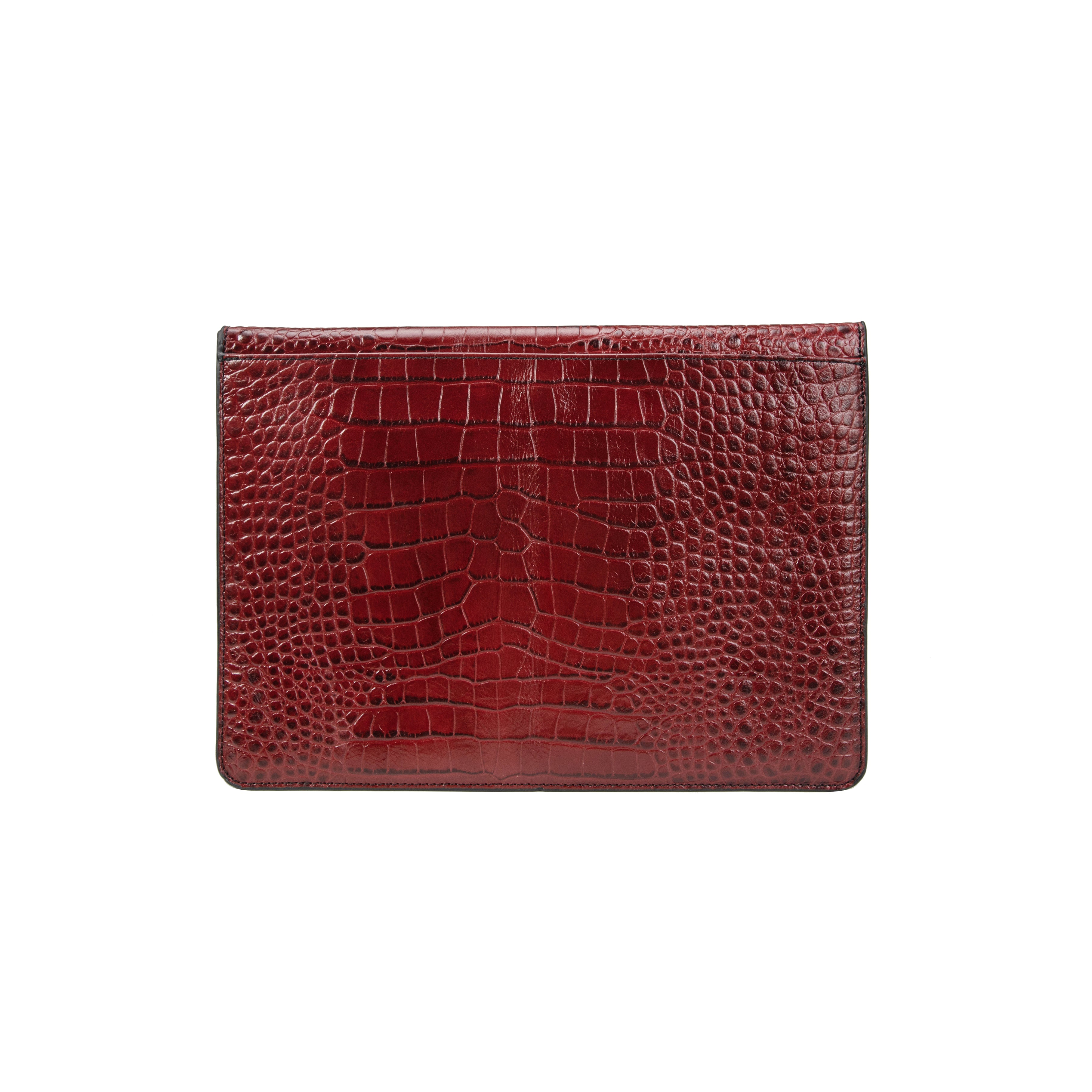 kate-lee-kl-pochette-ordinateur-cuir-croco-bordeaux-15-pouces image 2