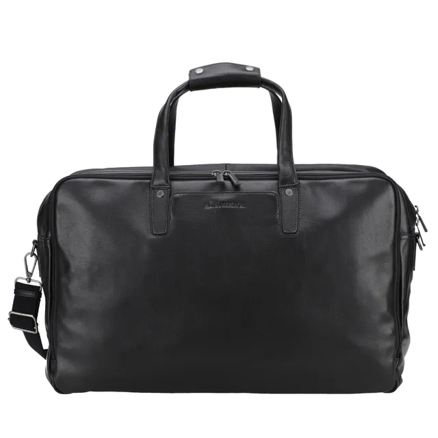 arthur-et-aston-l-on-sac-de-voyage-cuir-noir-cabine-week-end image 1