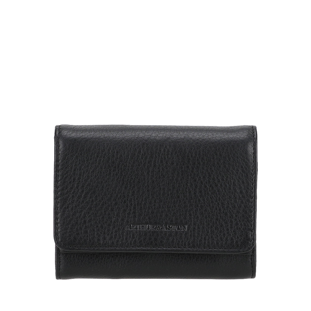 arthur-et-aston-ange-porte-monnaie-cuir-noir-rfid image 1