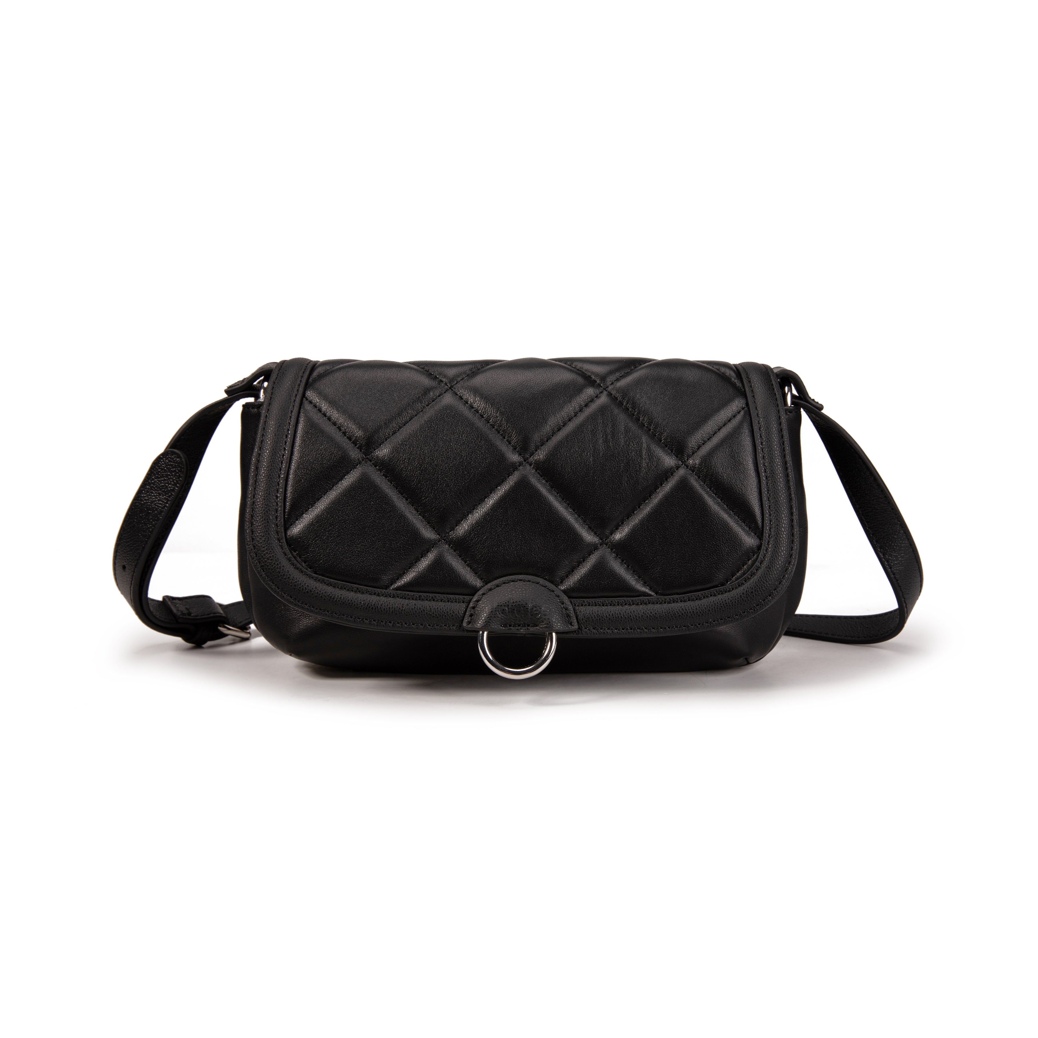 kate-lee-new-ully-matelass-sac-bandouli-re-noir-agneau image 1