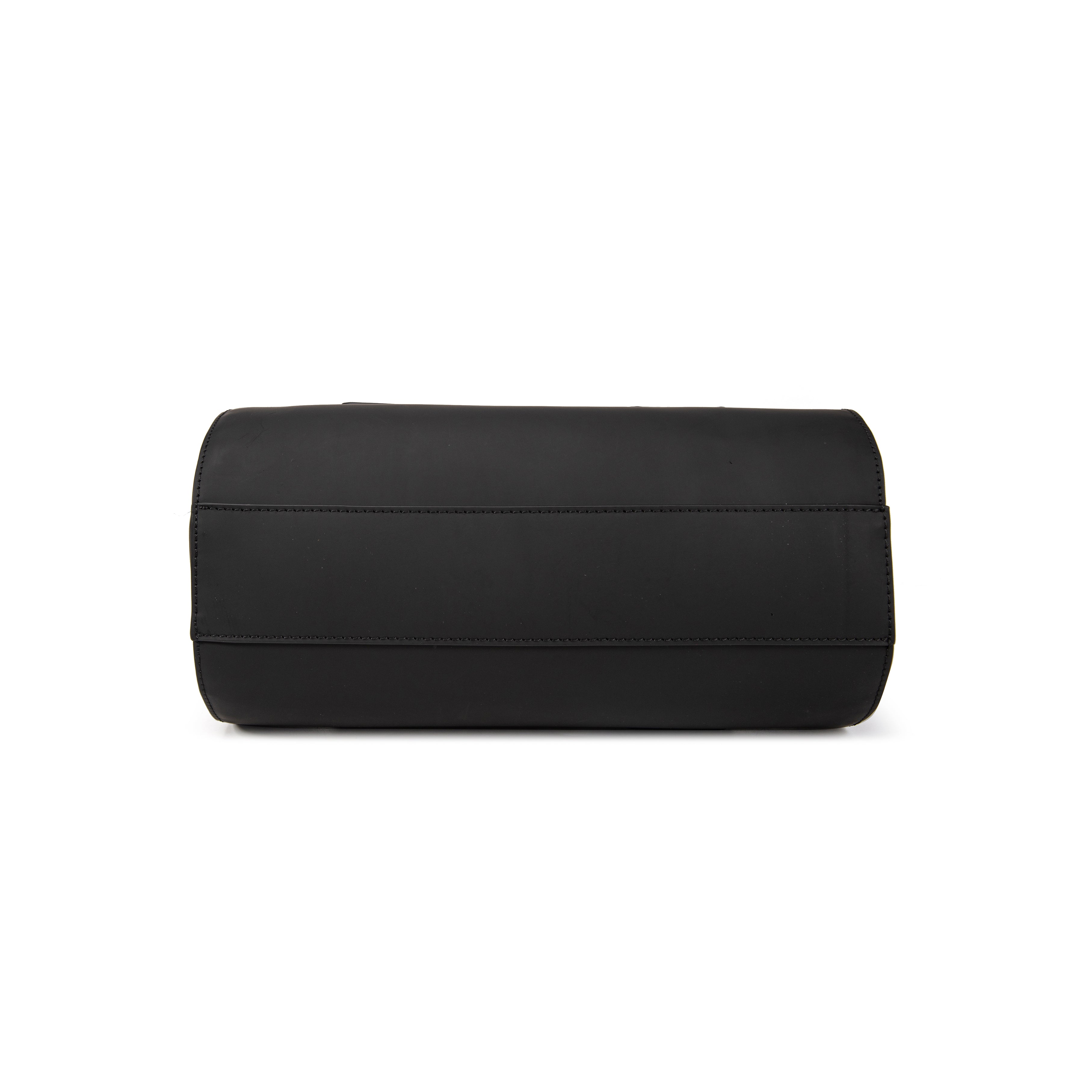 kate-lee-frola-sac-bowling-noir-vachette-lisse-double-poign-e image 5