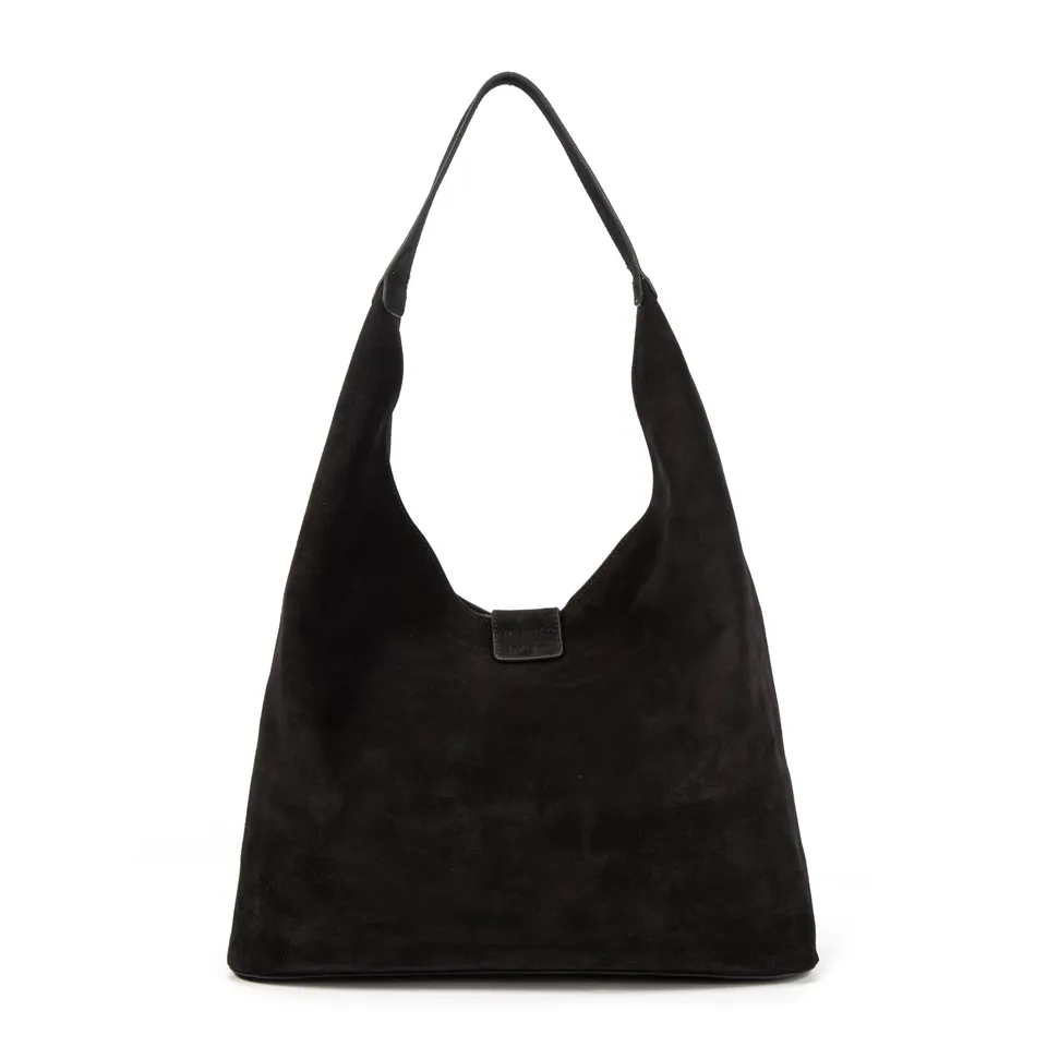 kate-lee-lune-sac-cabas-cuir-noir-vachette-velours image 1
