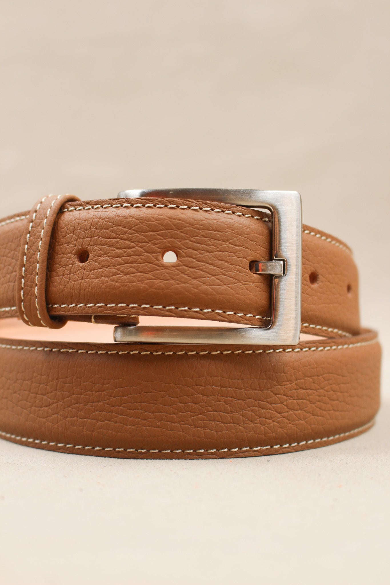 charles-et-charlus-4004-ceinture-cuir-grain-marine-35mm image 8