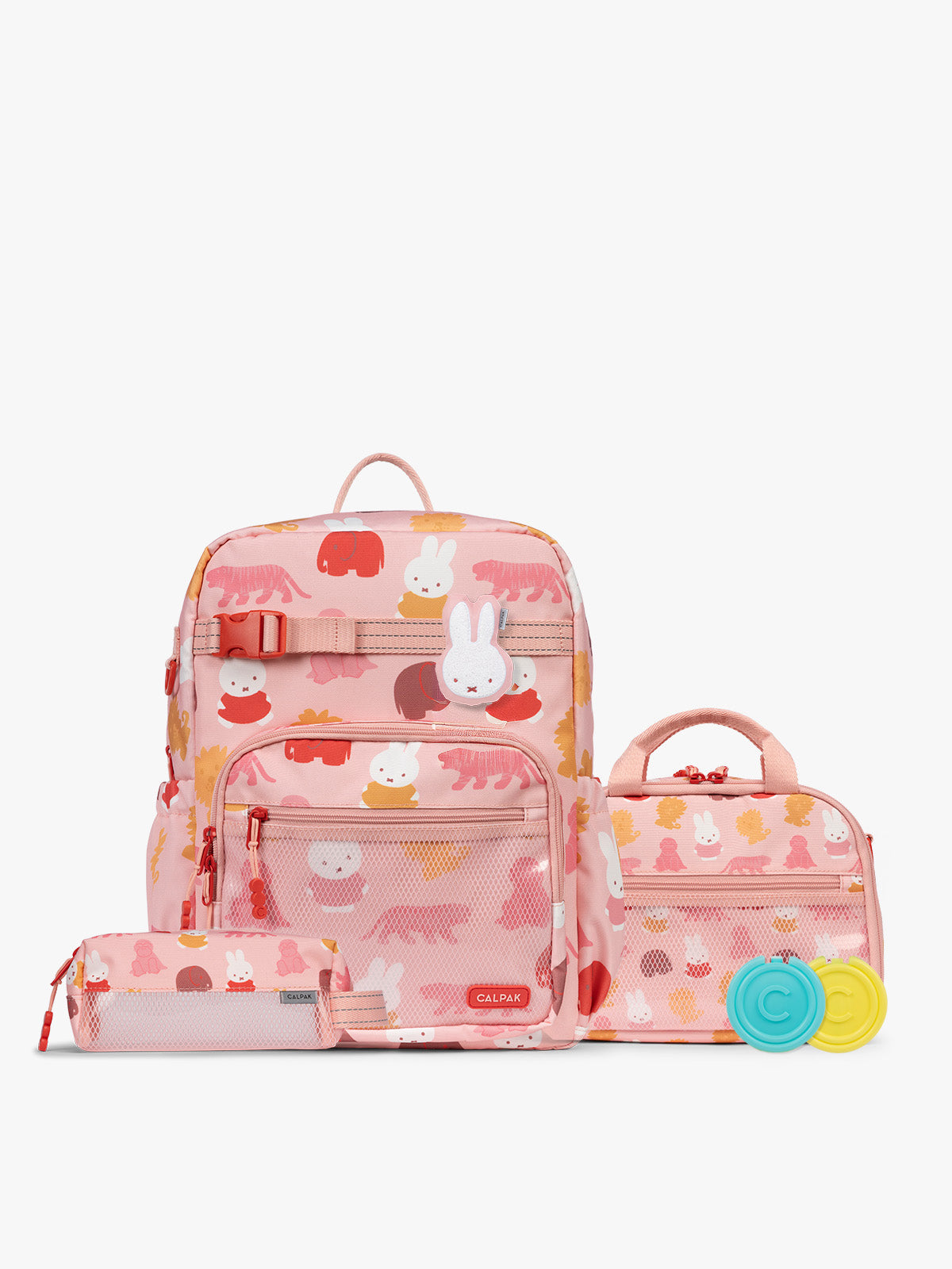 calpak-kids-miffy-pack-scolaire-sac-dos-miffy-blue-zoo-trip image 4