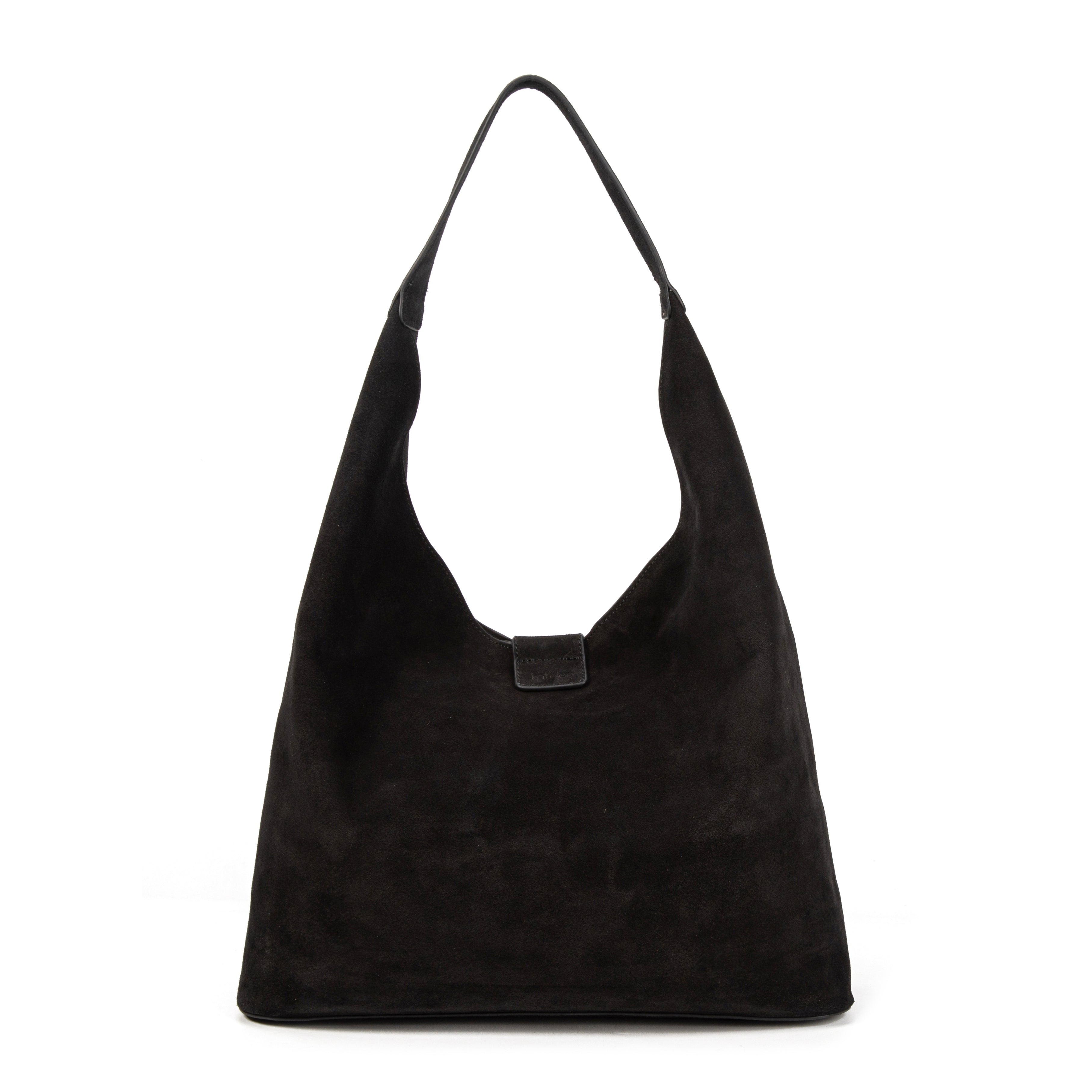 kate-lee-lune-sac-cabas-cuir-noir-vachette-velours image 1