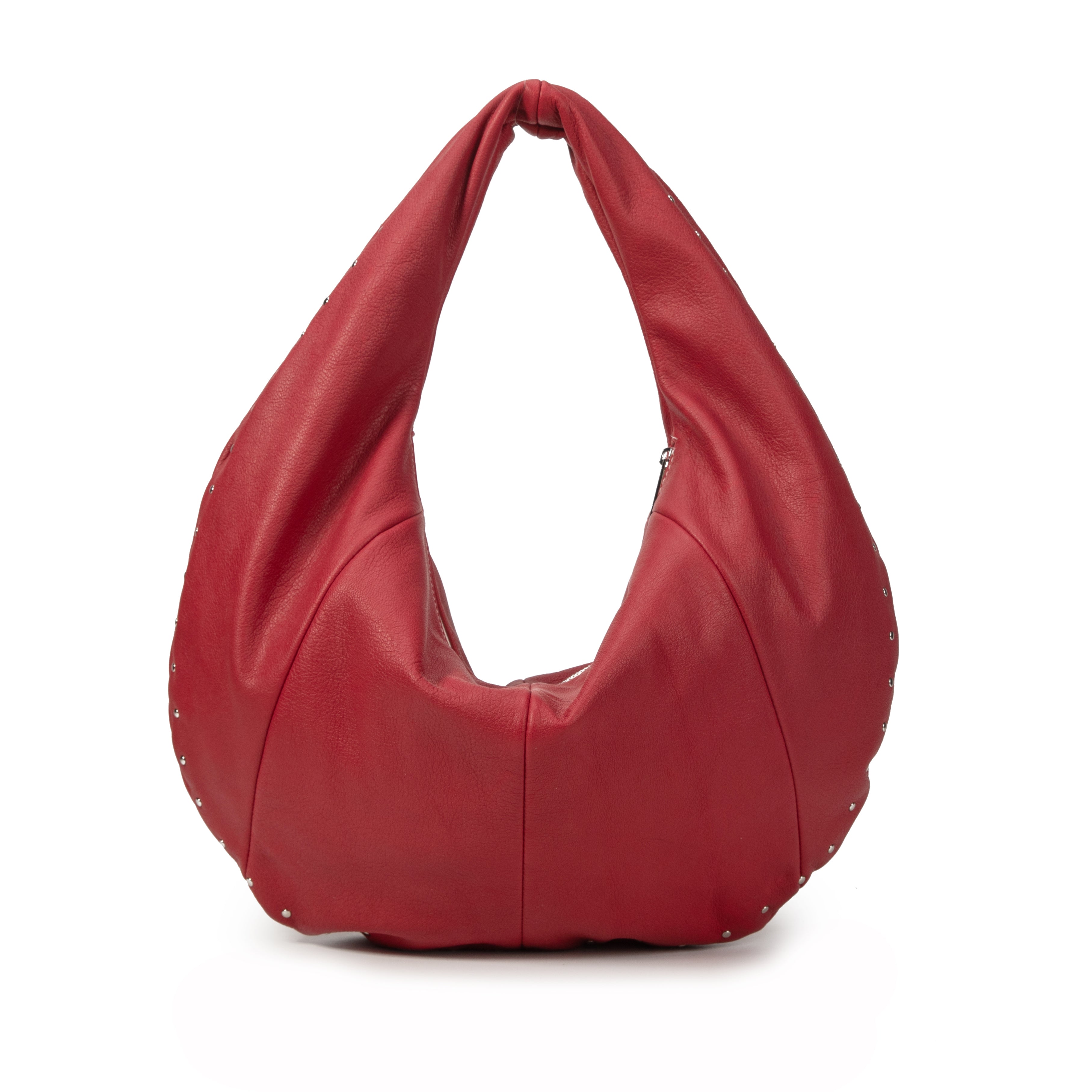 kate-lee-josia-sac-demi-lune-cuir-ch-vre-rouge image 3