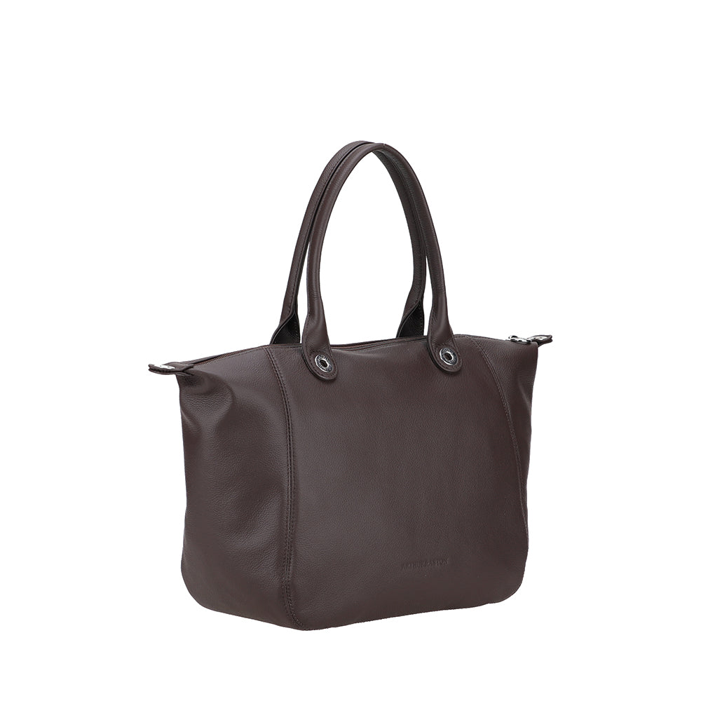 arthur-et-aston-louisa-moyen-sac-main-cuir-orange image 6
