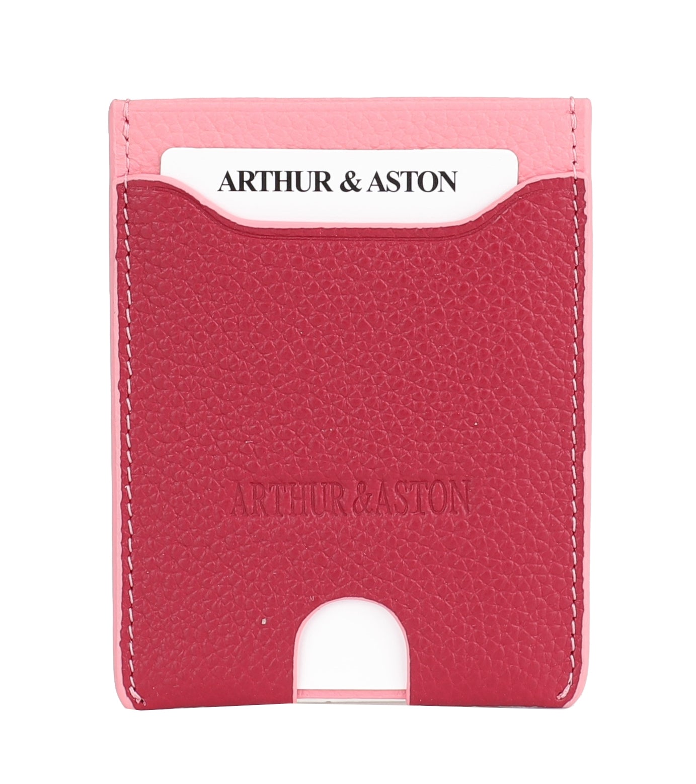 arthur-et-aston-joy-porte-cartes-cuir-taupe-foulonn image 3
