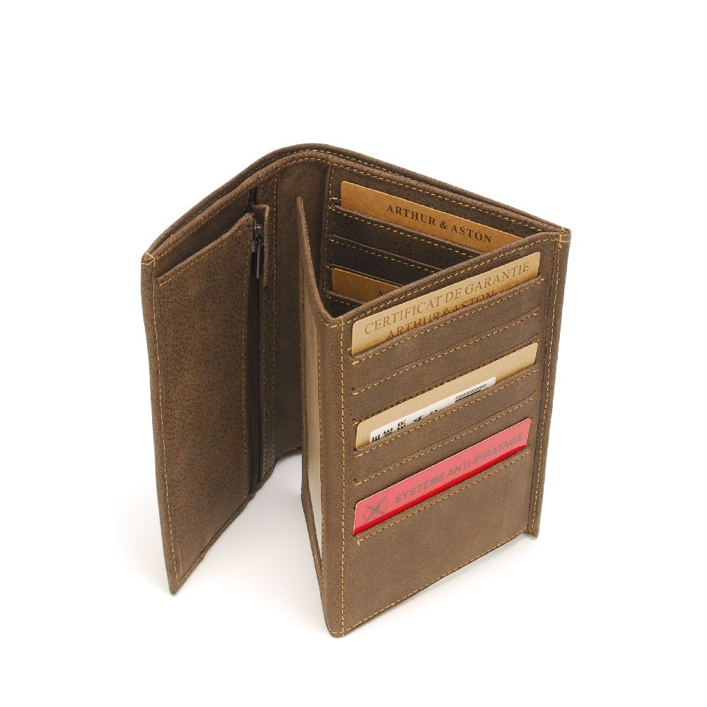 arthur-et-aston-marco-portefeuille-cuir-cognac-homme image 6