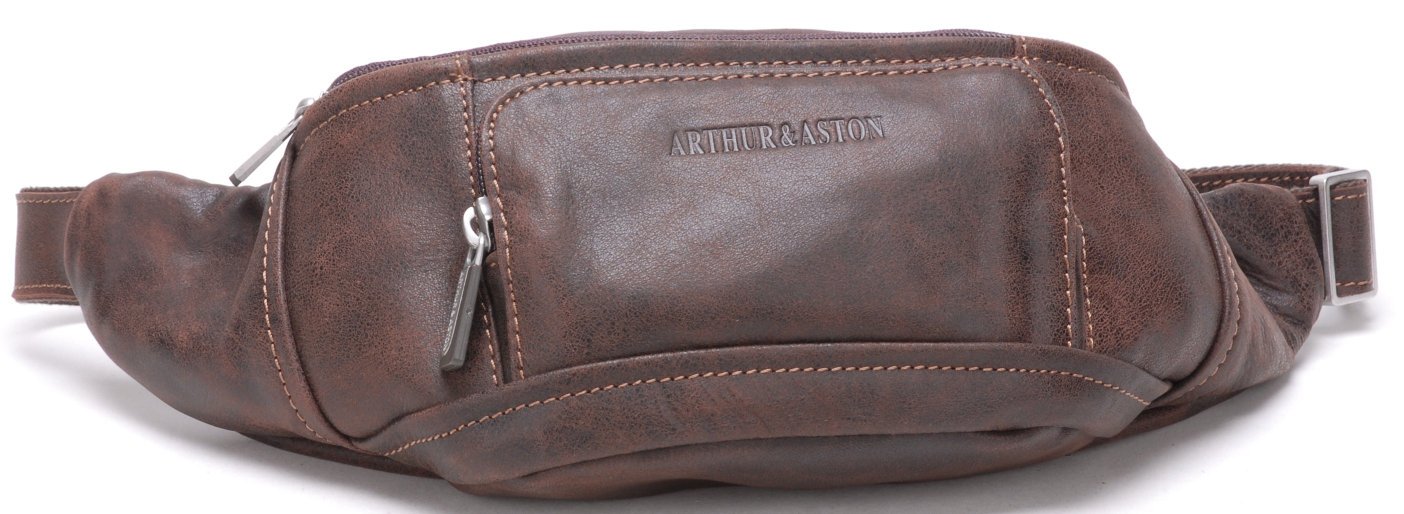 arthur-et-aston-cristiano-banane-cuir-noir-destroy image 6
