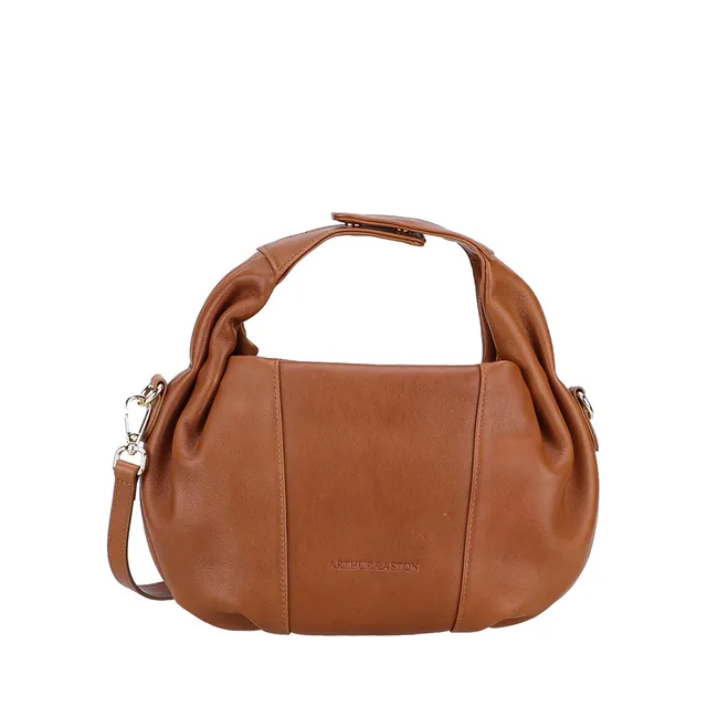 arthur-et-aston-bonnie-a239-01-sac-main-cuir-marron image 1
