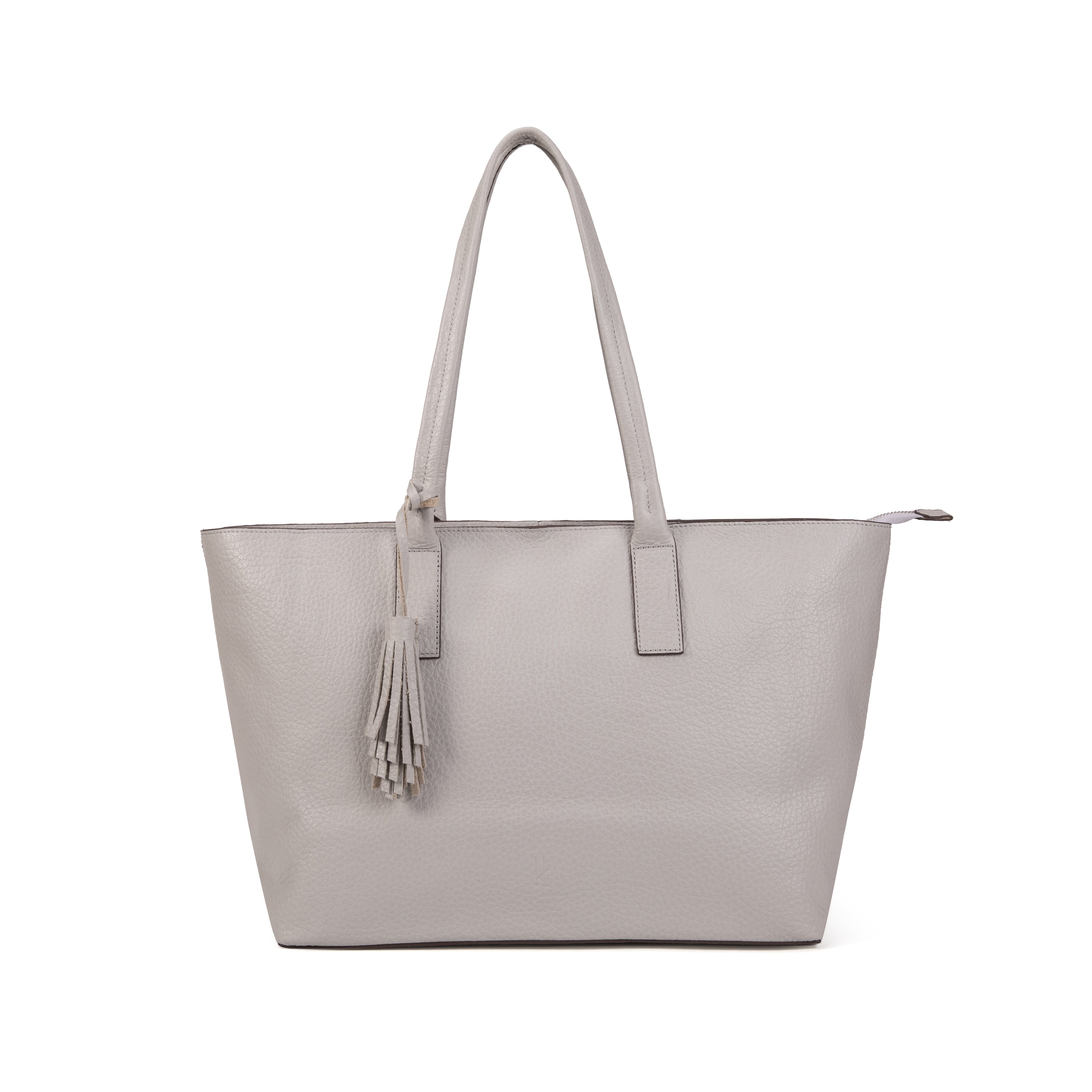 kate-lee-esmeralda-sac-cabas-cuir-perle-grain image 1