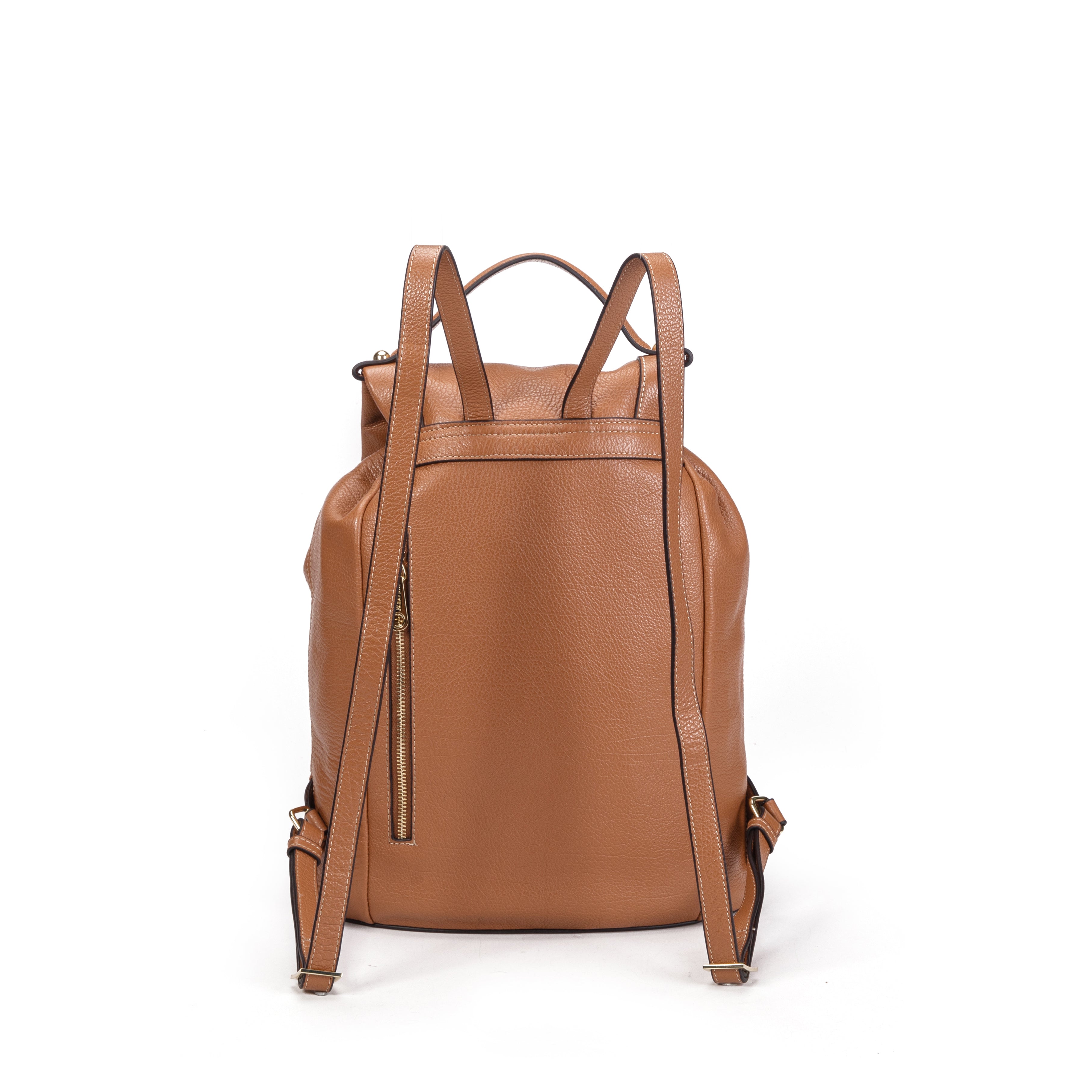 kate-lee-sena-sac-dos-cuir-camel-vachette-grain-e image 4
