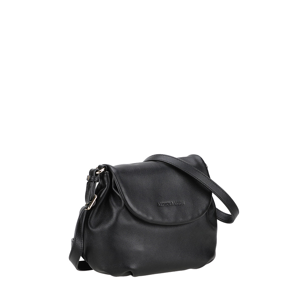 arthur-et-aston-bonnie-sac-bandouli-re-cuir-noir-25-cm image 6