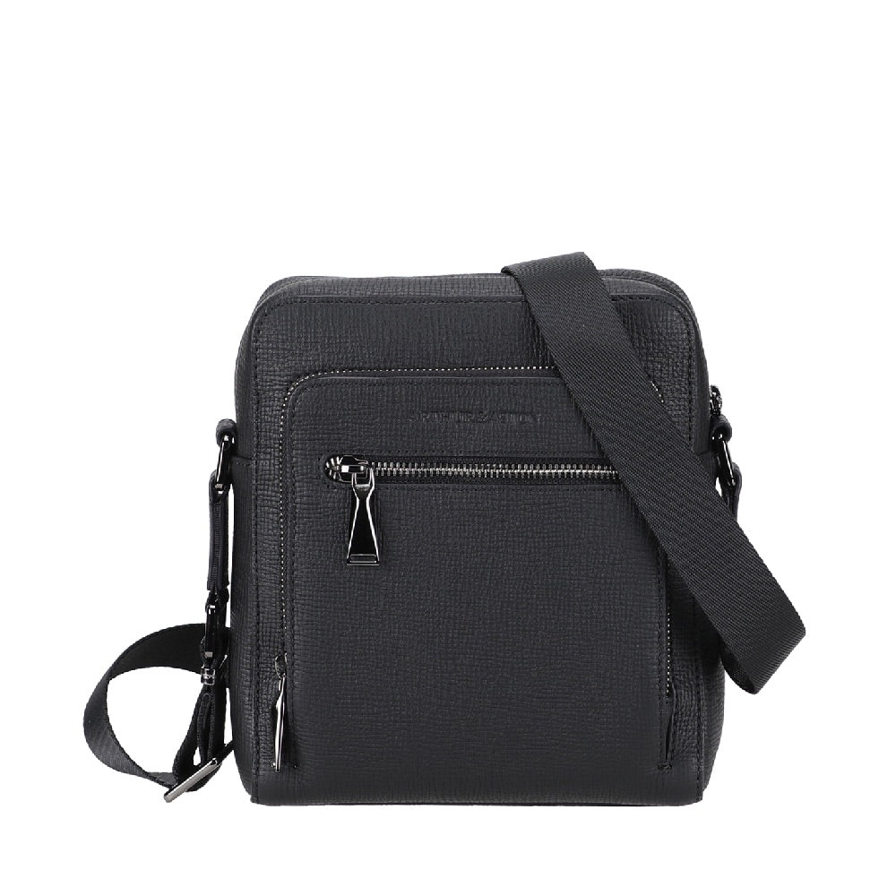 arthur-et-aston-lewis-sac-travers-cuir-noir-homme image 1