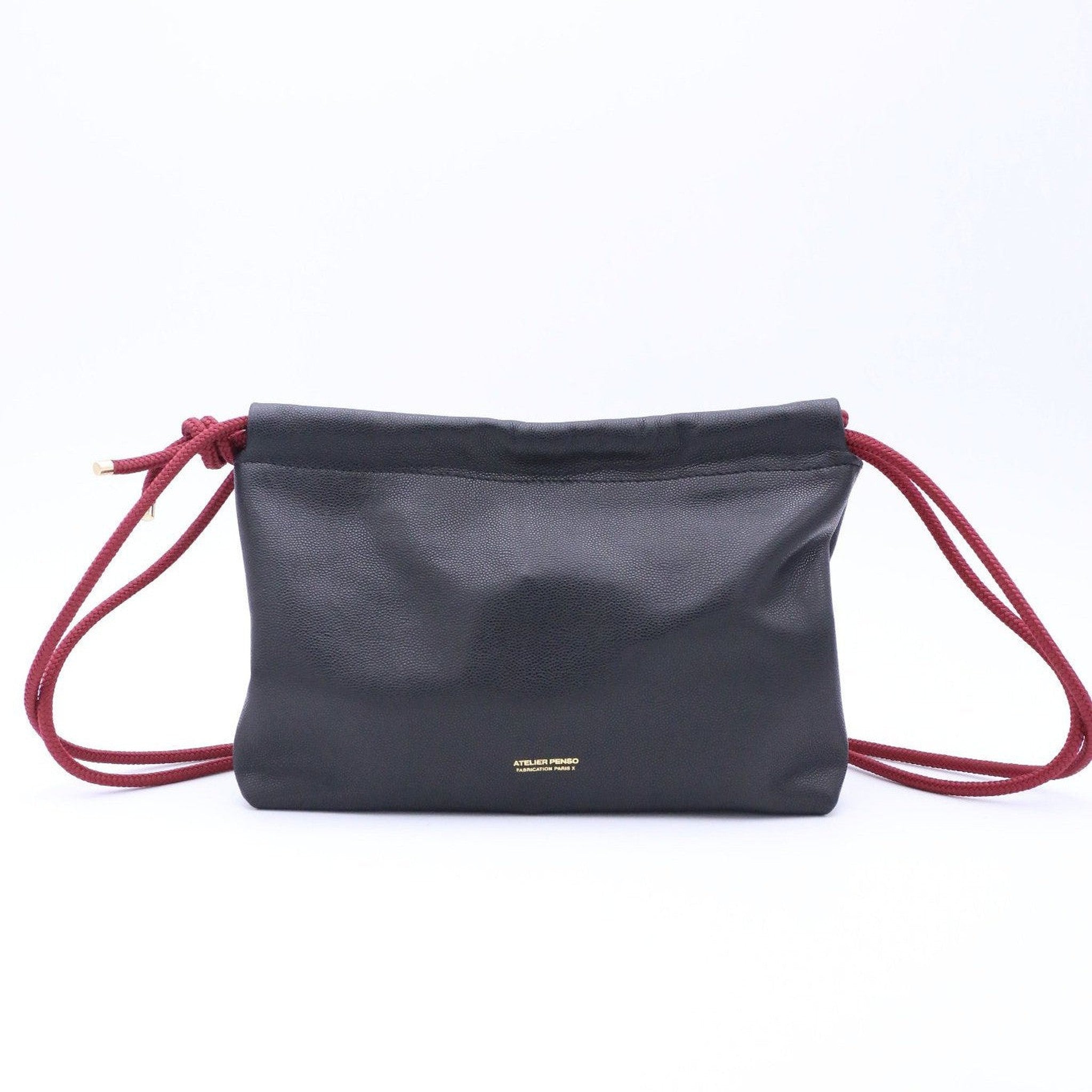 atelier-penso-lut-ce-sac-crossbody-cuir-noir-caviar image 1