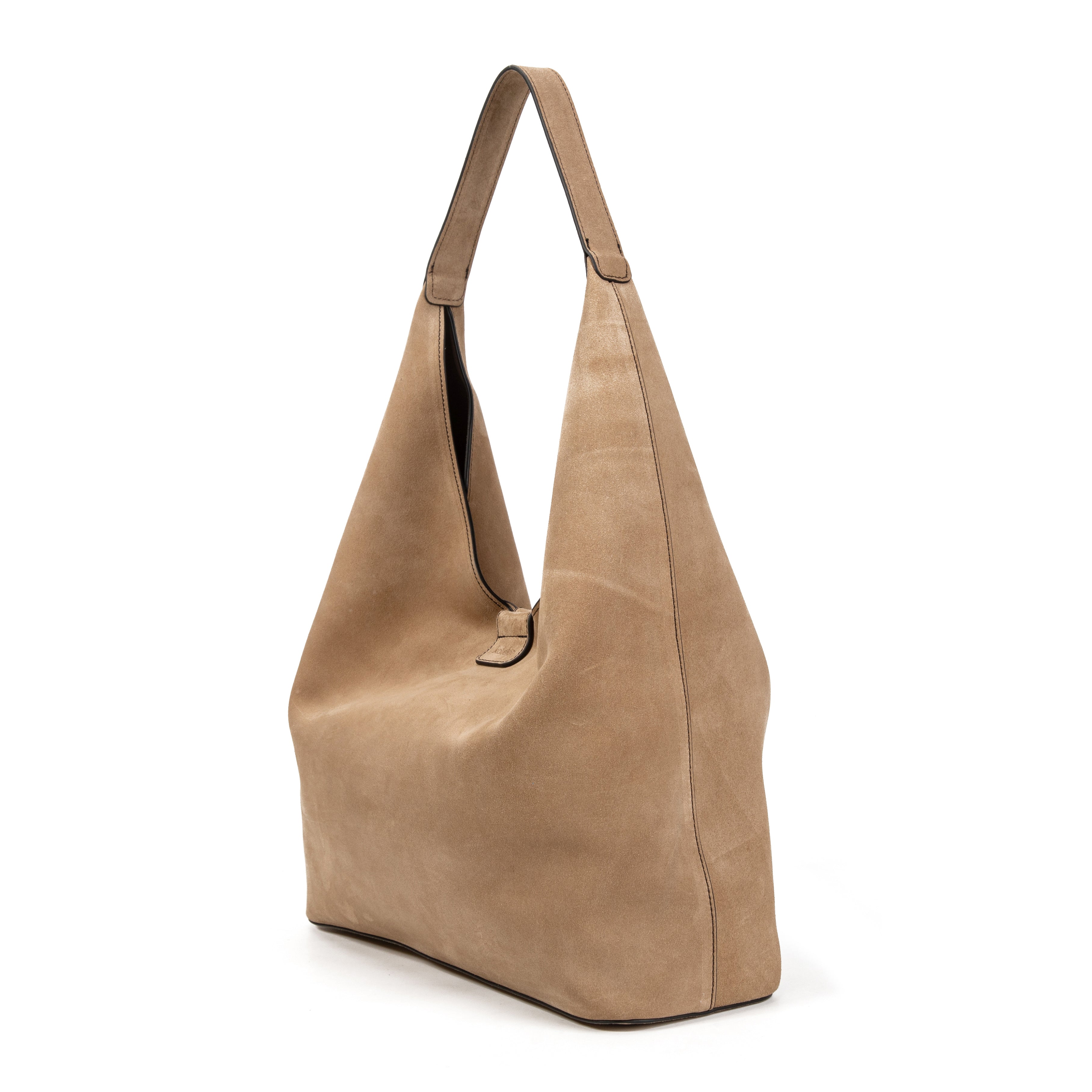 kate-lee-lune-sac-cabas-cuir-velours-beige image 2