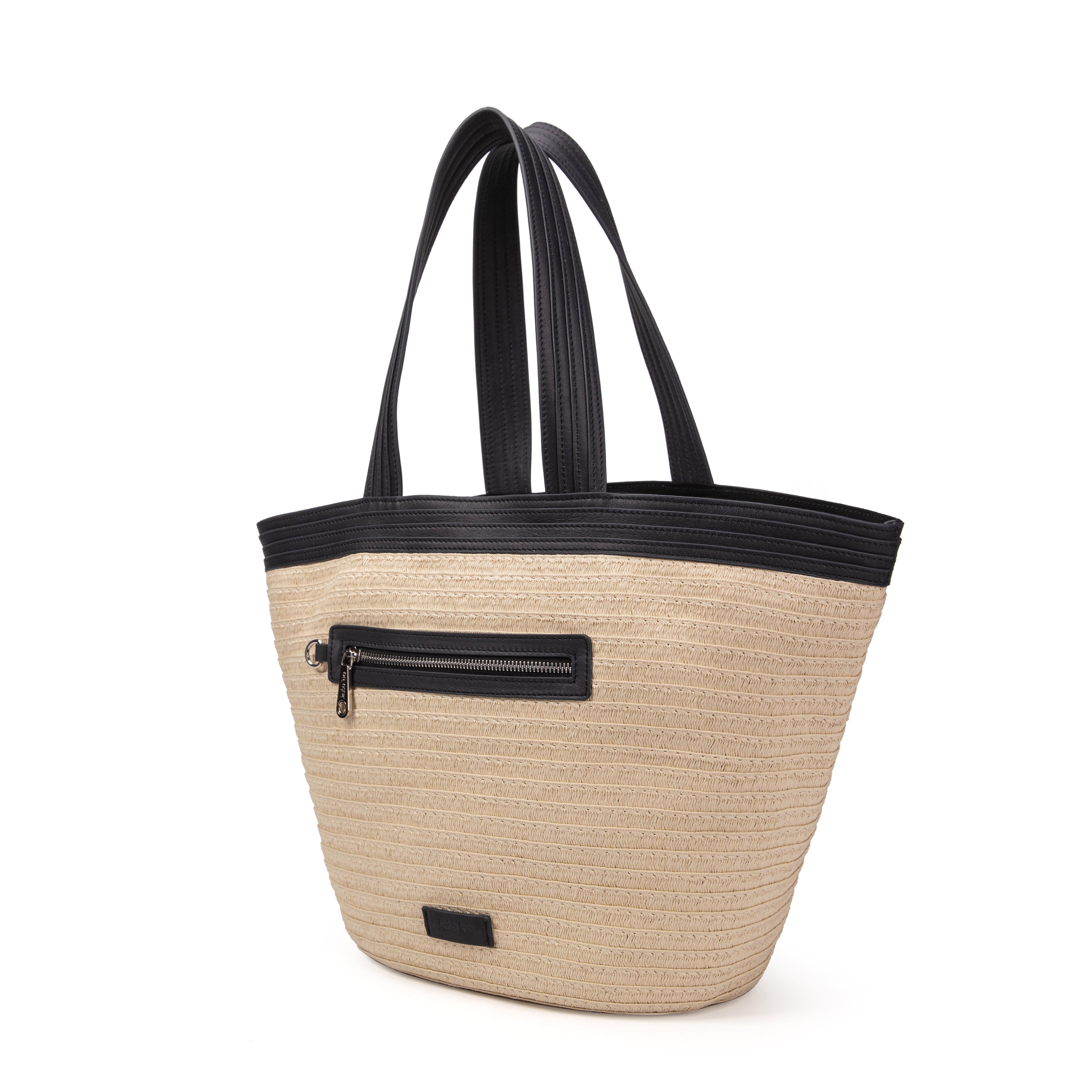 kate-lee-cabas-patty-sac-cabas-paille-bleu-fonc-50-cm image 2
