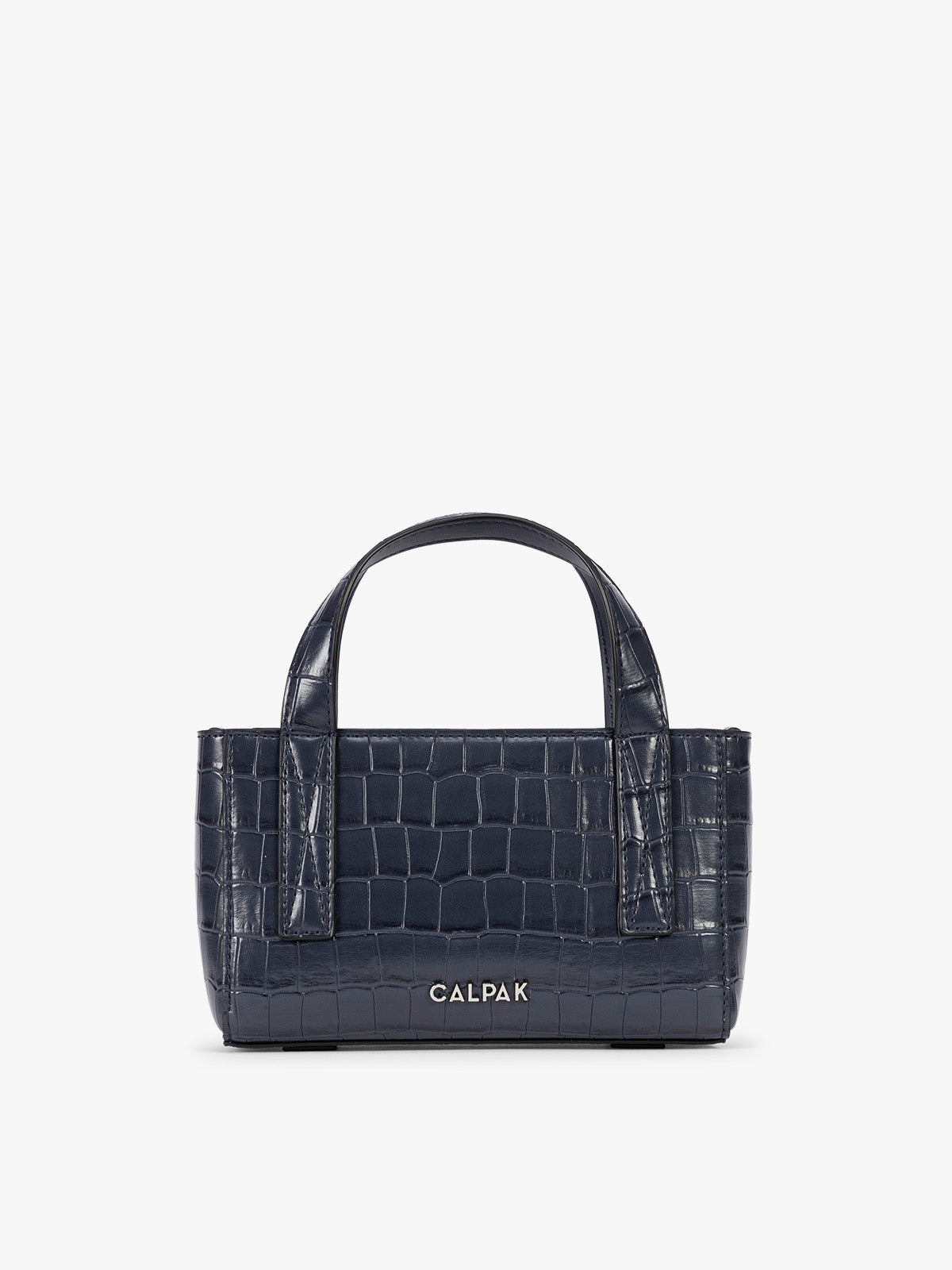 calpak-haven-mini-sac-bandouli-re-croc-navy image 1
