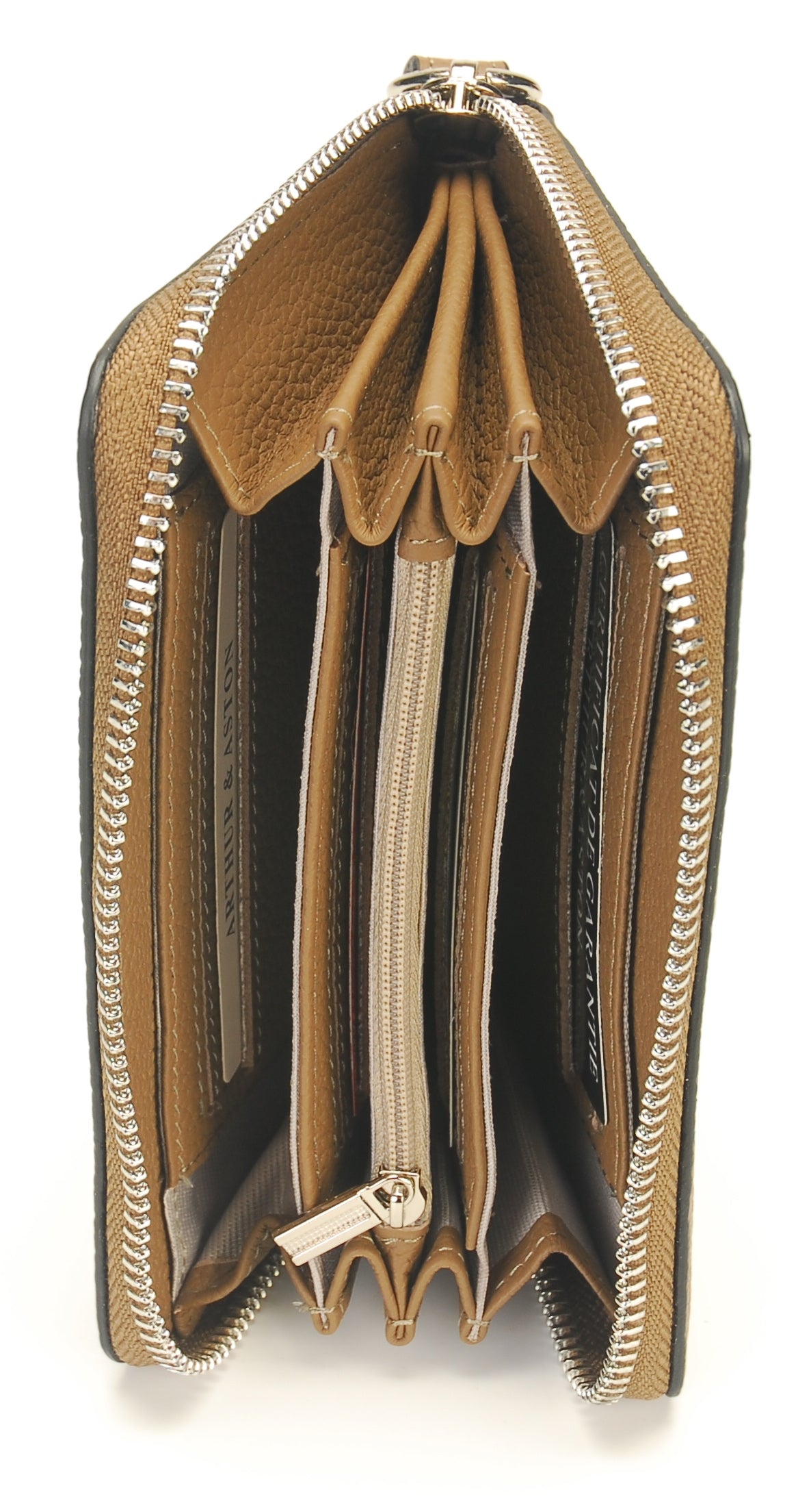 arthur-et-aston-daphn-porte-monnaie-cuir-noir-femme image 4