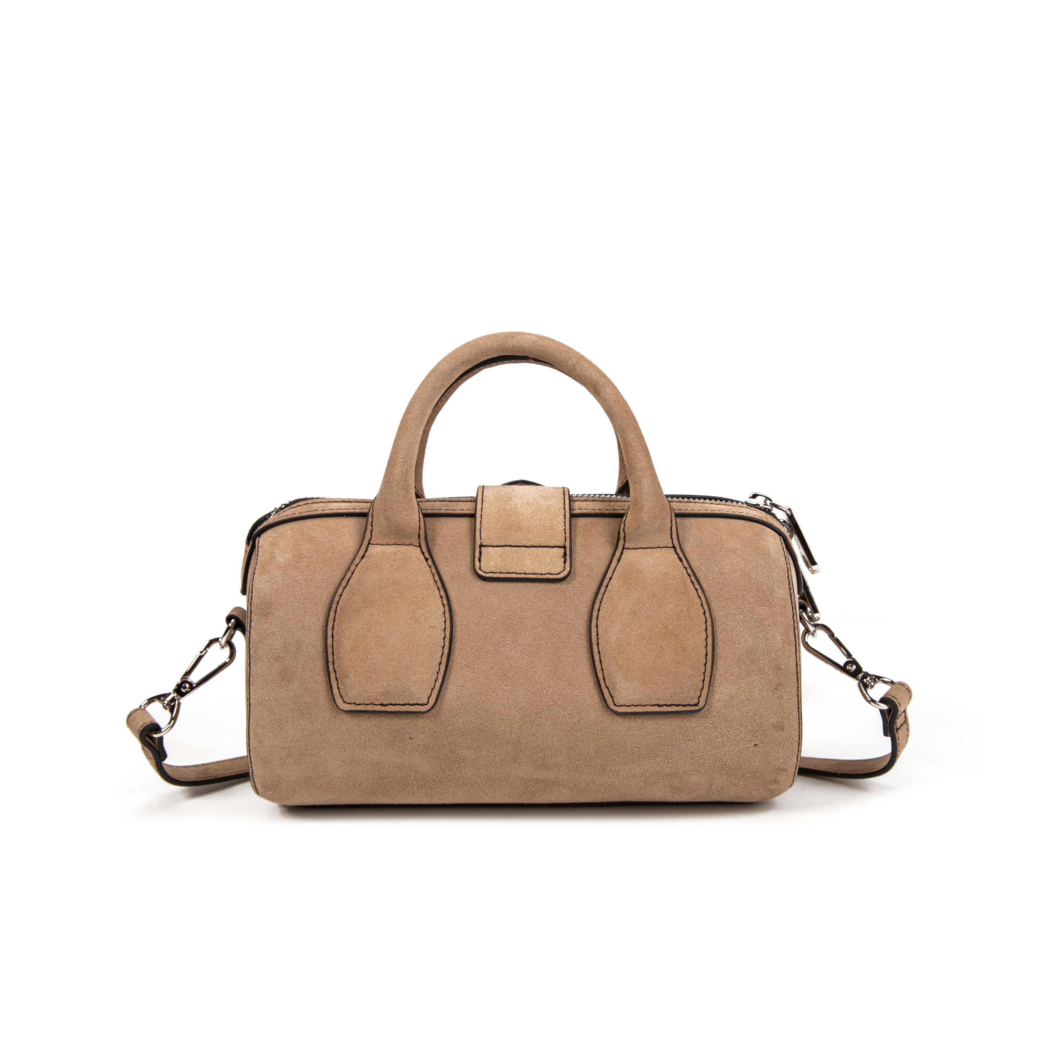 kate-lee-m-frola-v-sac-bowling-velours-beige image 4