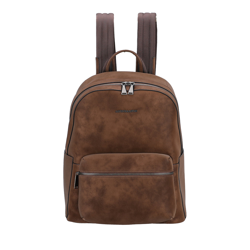 arthur-et-aston-misha-sac-dos-cuir-ch-taigne-trolley image 2