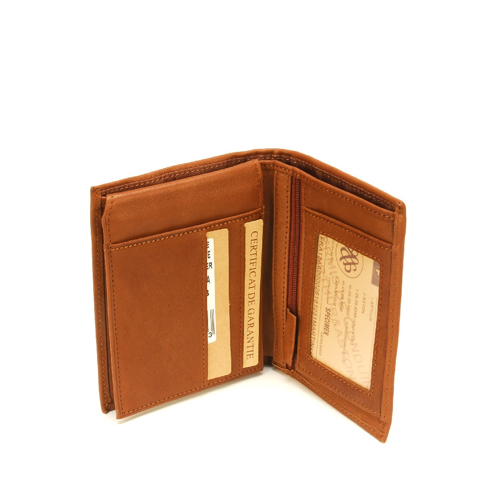 arthur-et-aston-johany-portefeuille-cuir-cognac-anti-rfid image 2