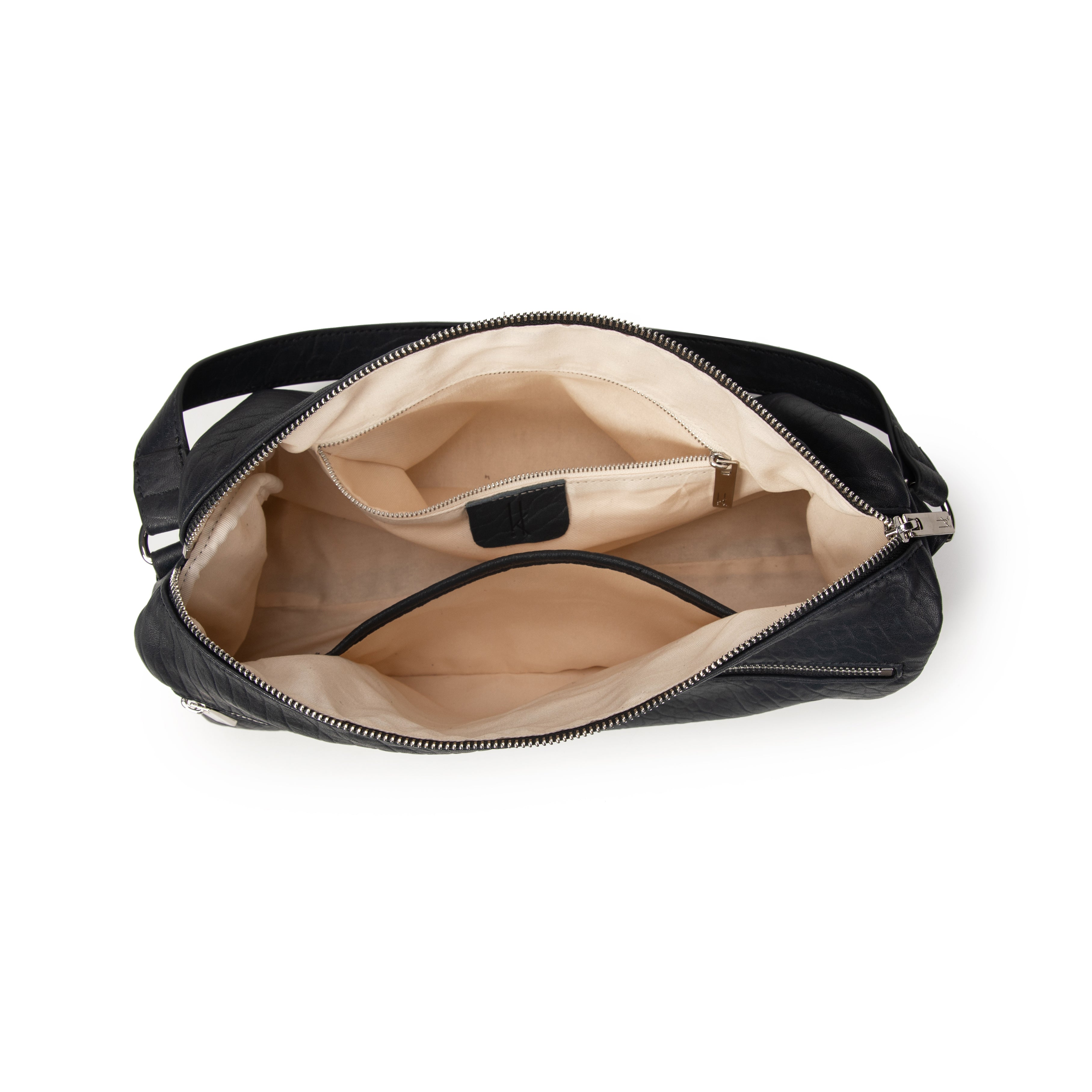 kate-lee-dea-sac-bowling-cuir-d-agneau-noir image 3