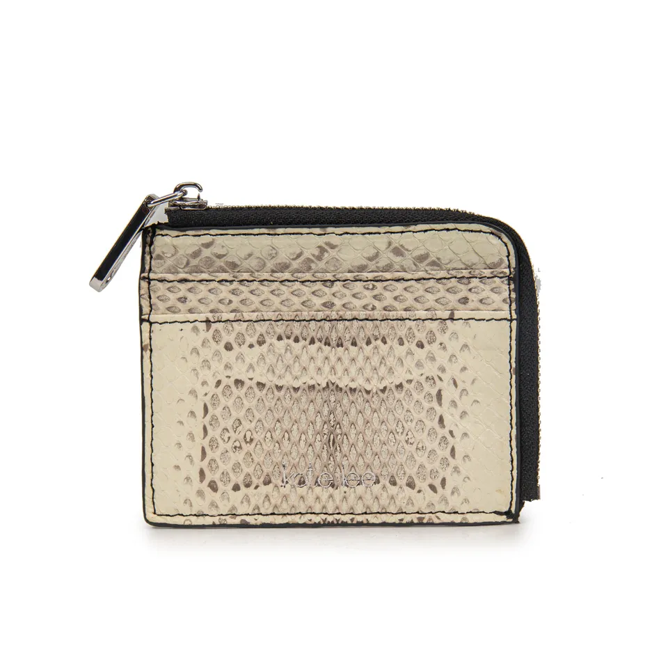 kate-lee-alo-s-se-porte-monnaie-beige-fonc-serpent image 1