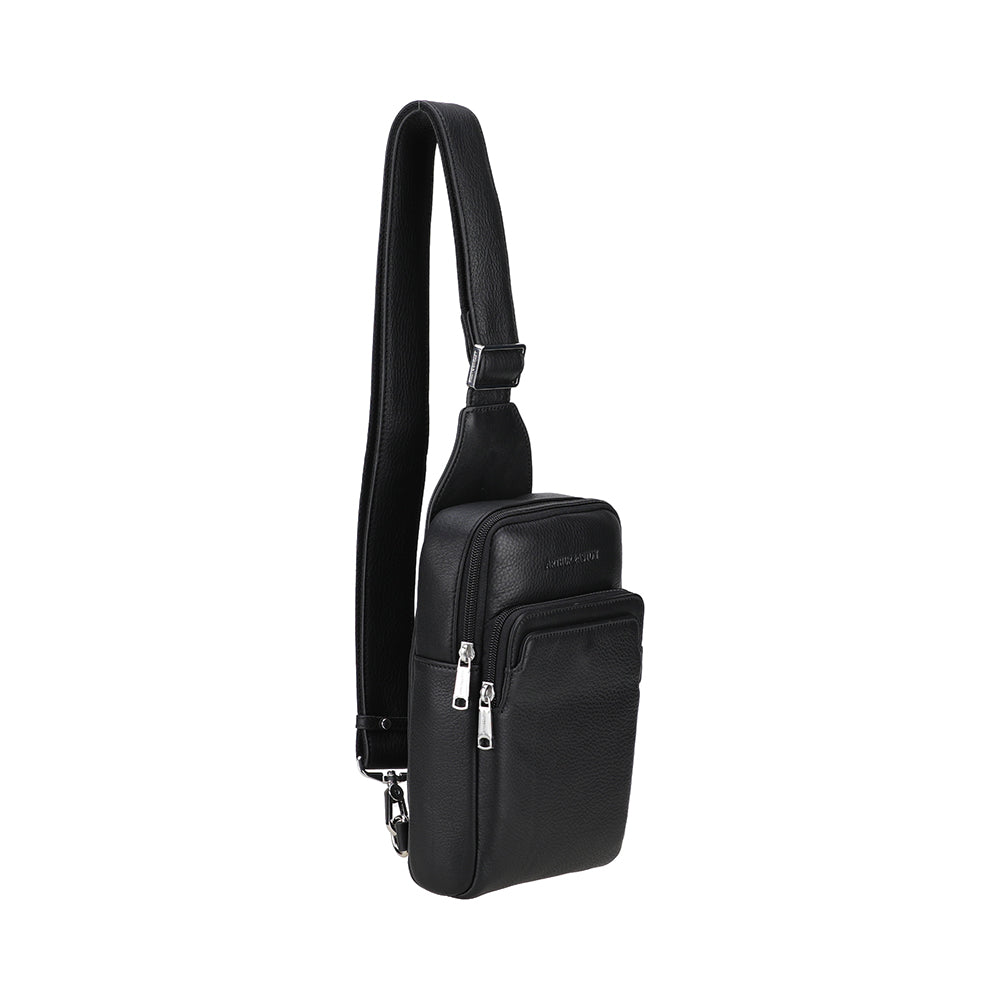 arthur-et-aston-ange-grand-body-bag-cuir-noir image 2