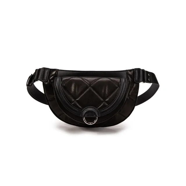 kate-lee-ully-matelass-sac-banane-agneau-noir image 1