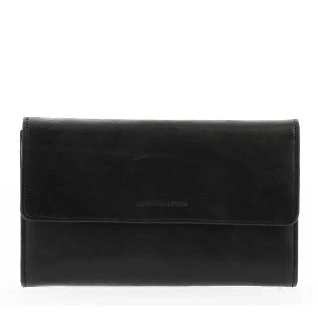arthur-et-aston-rose-compagnon-rabat-portefeuille-cuir-noir image 1