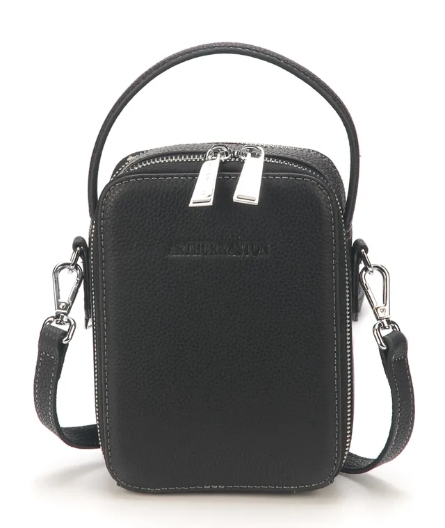 arthur-et-aston-antoine-sac-travers-cuir-noir image 1
