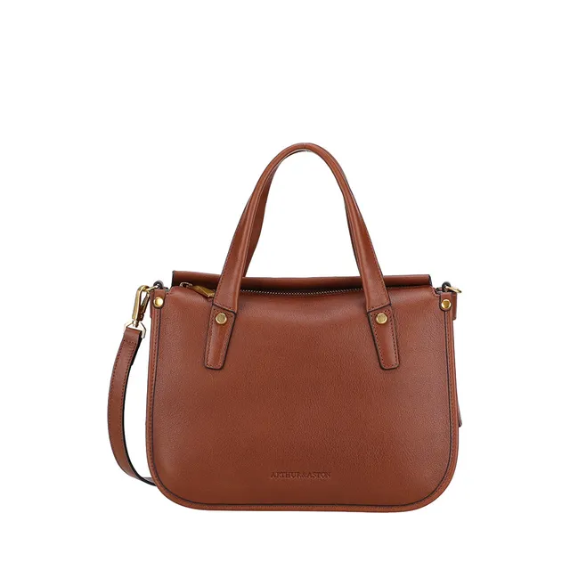 arthur-et-aston-cassidy-sac-main-cuir-cognac image 1