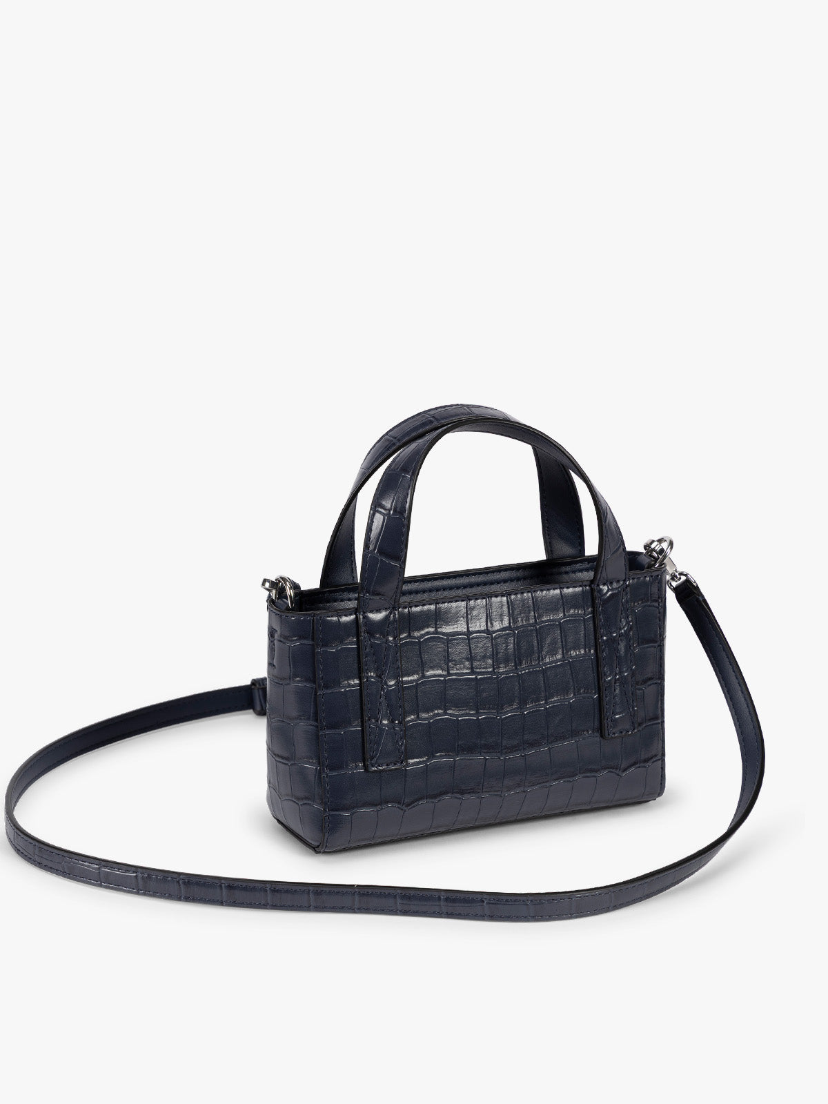 calpak-haven-mini-sac-bandouli-re-croc-navy image 3